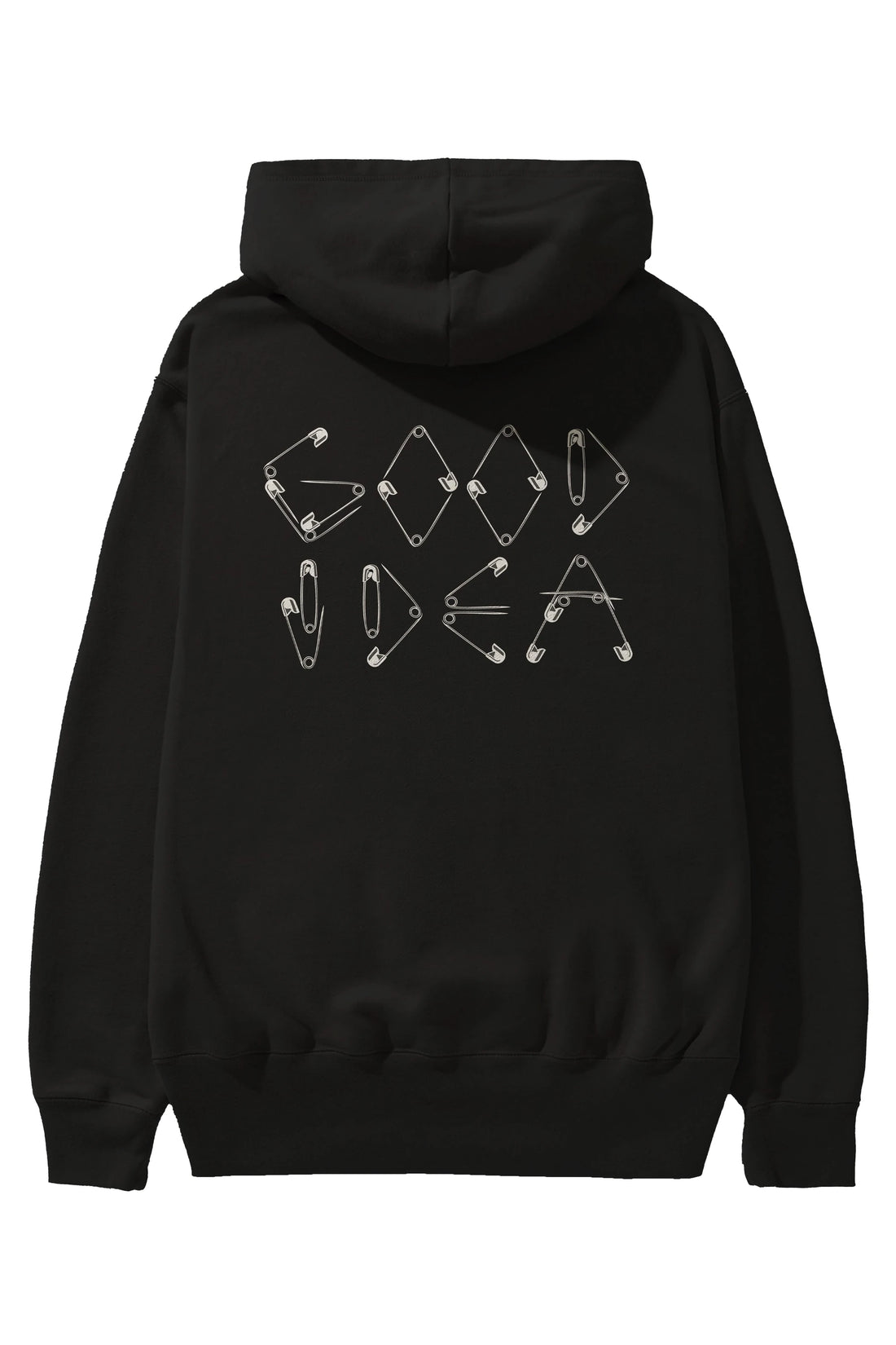 Good Idea Arka Baskılı Hoodie Oversize Kapüşonlu Sweatshirt Erkek Kadın Unisex