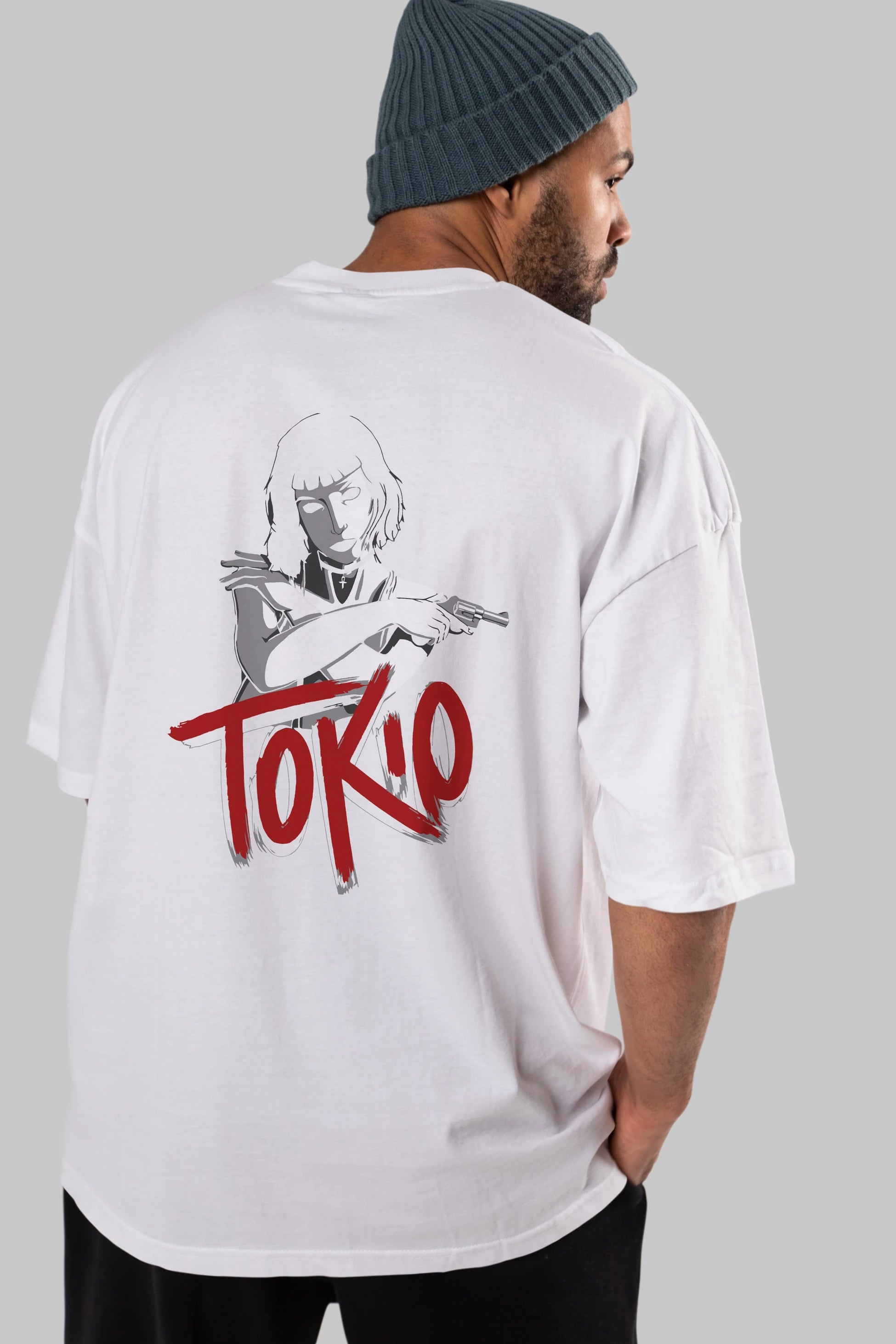 La Casa De Papel (10) Arka Baskılı Oversize t-shirt Erkek Kadın Unisex %100 Pamuk Bisiklet Yaka tişort