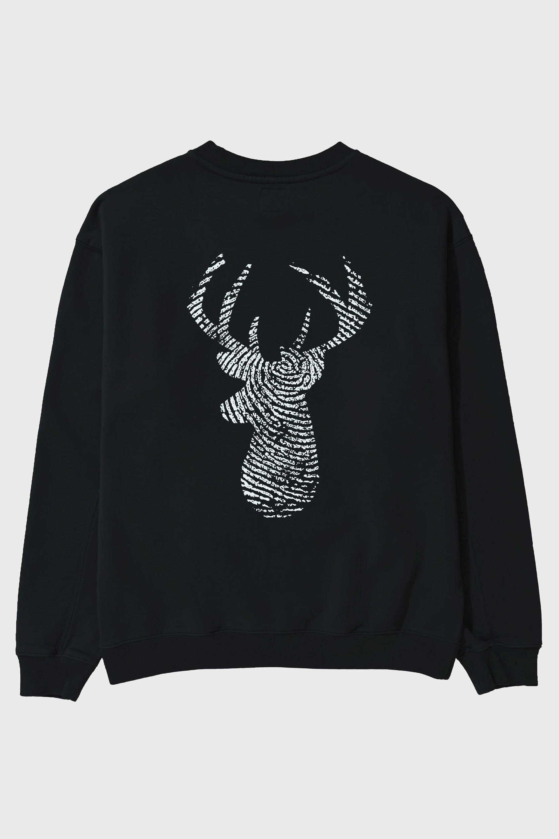 Deer 3 Arka Baskılı Oversize Sweatshirt Erkek Kadın Unisex