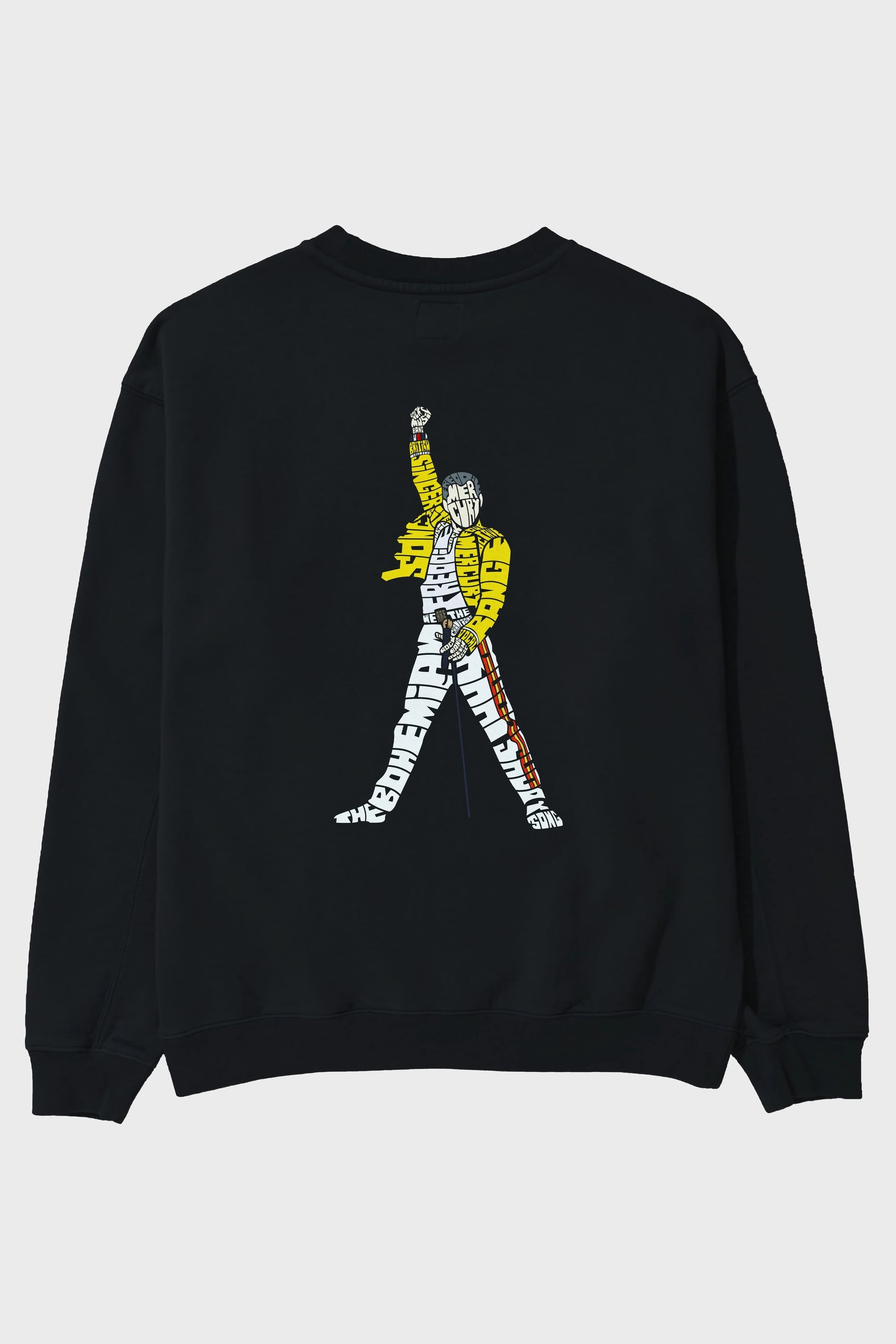 Freddy Mercury Arka Baskılı Oversize Sweatshirt Erkek Kadın Unisex