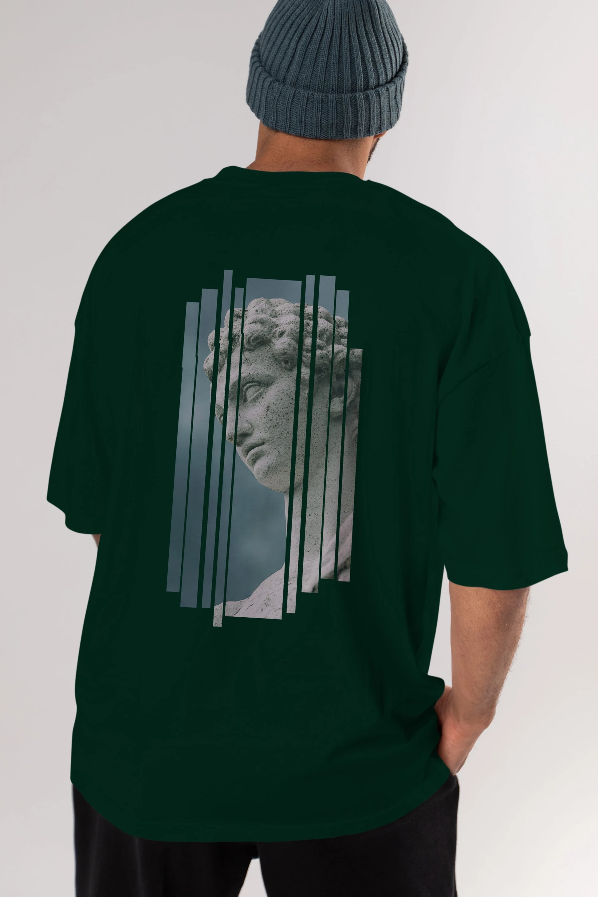 Aesthetic Sculpture Art Arka Baskılı Oversize t-shirt Erkek Kadın Unisex
