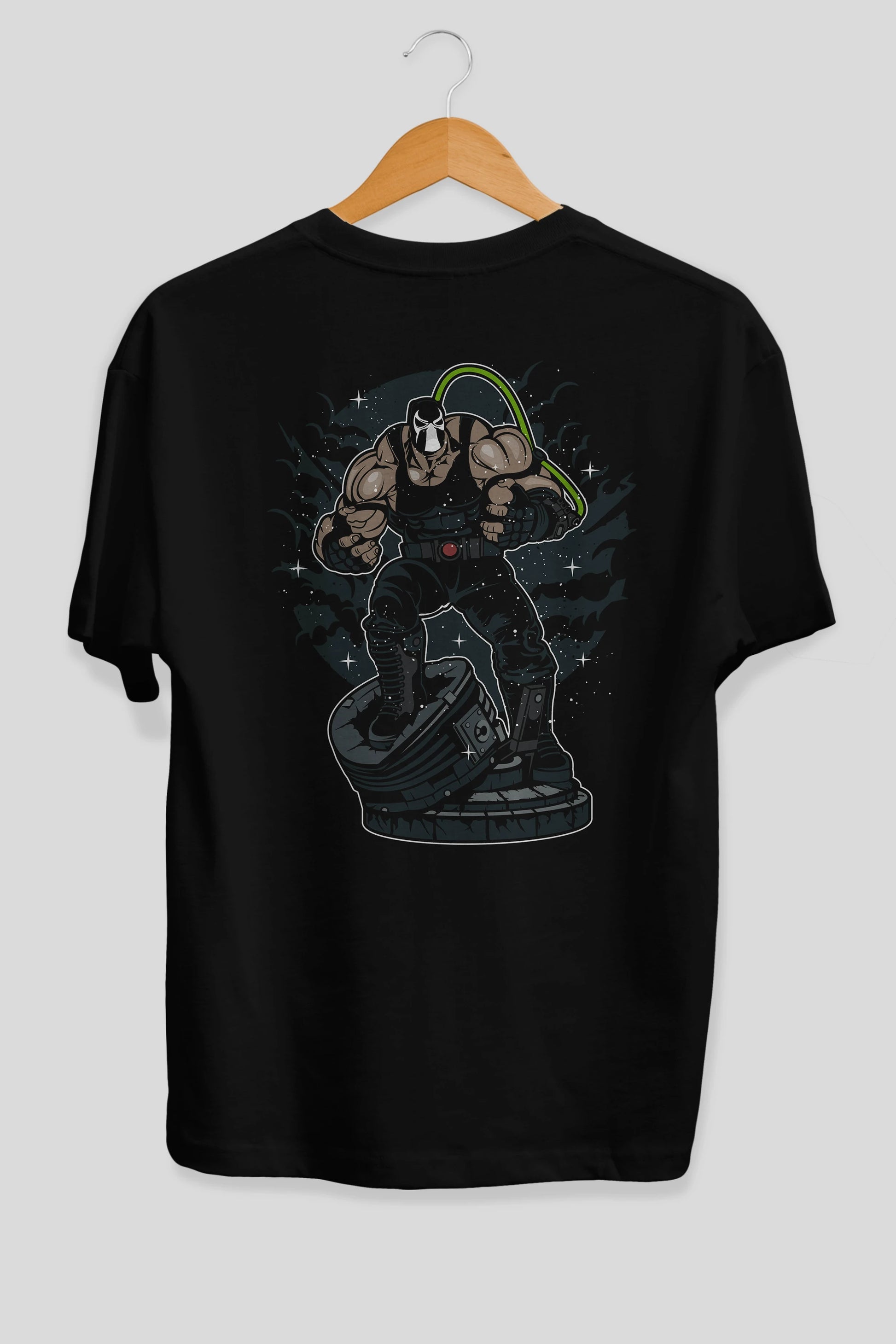 Bane (2) Arka Baskılı Oversize t-shirt Erkek Kadın Unisex %100 Pamuk