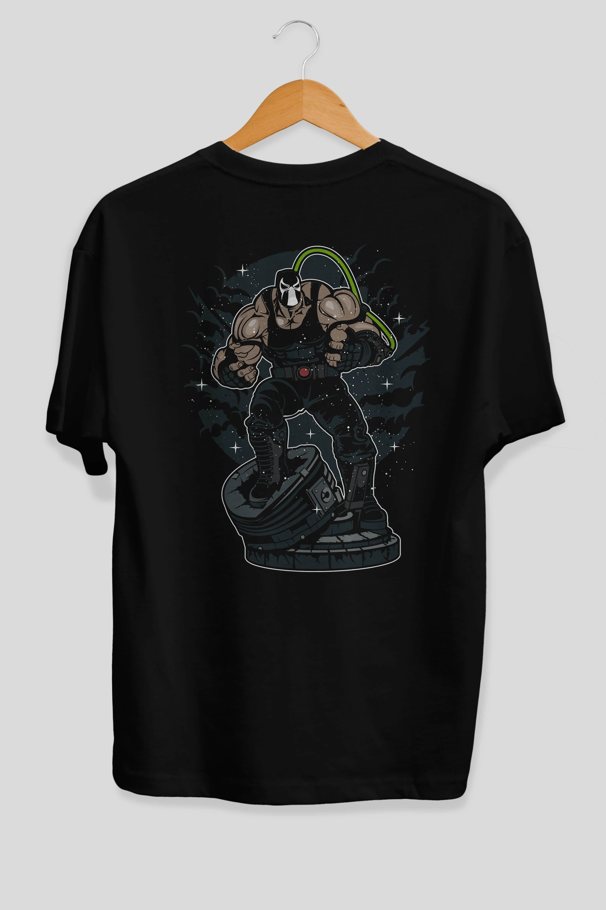 Bane (2) Arka Baskılı Oversize t-shirt Erkek Kadın Unisex %100 Pamuk