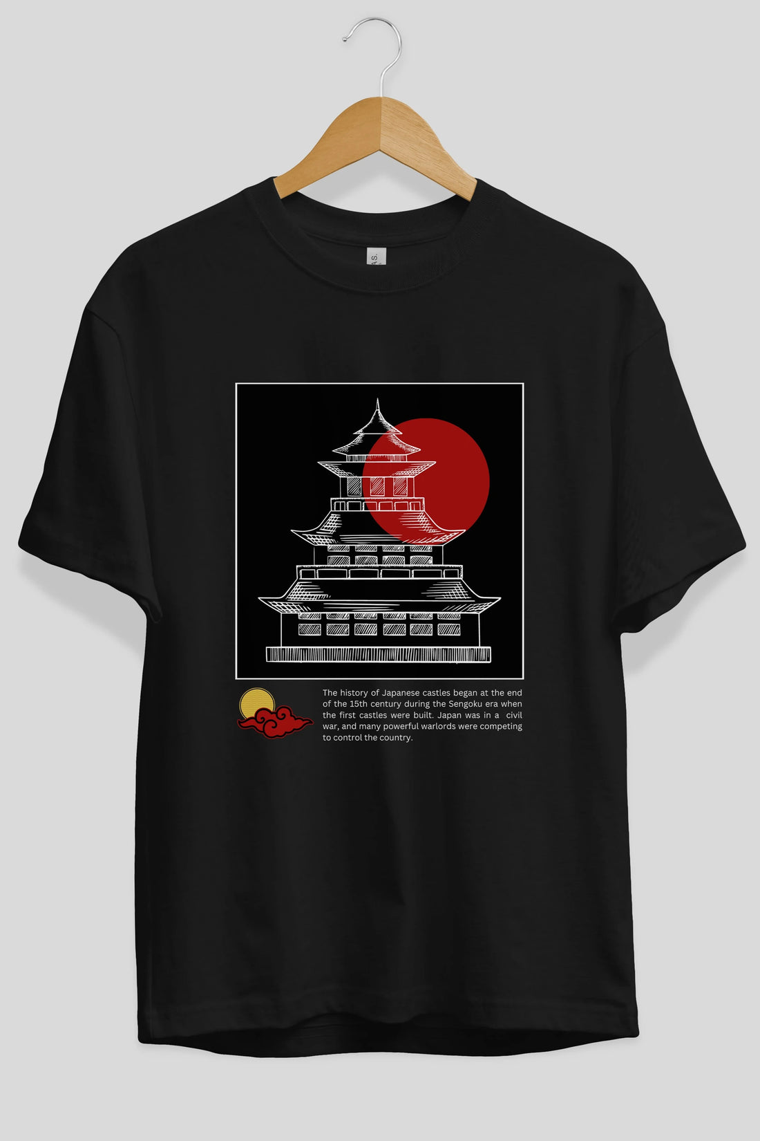 Retro Japanese Ön Baskılı Oversize t-shirt Erkek Kadın Unisex