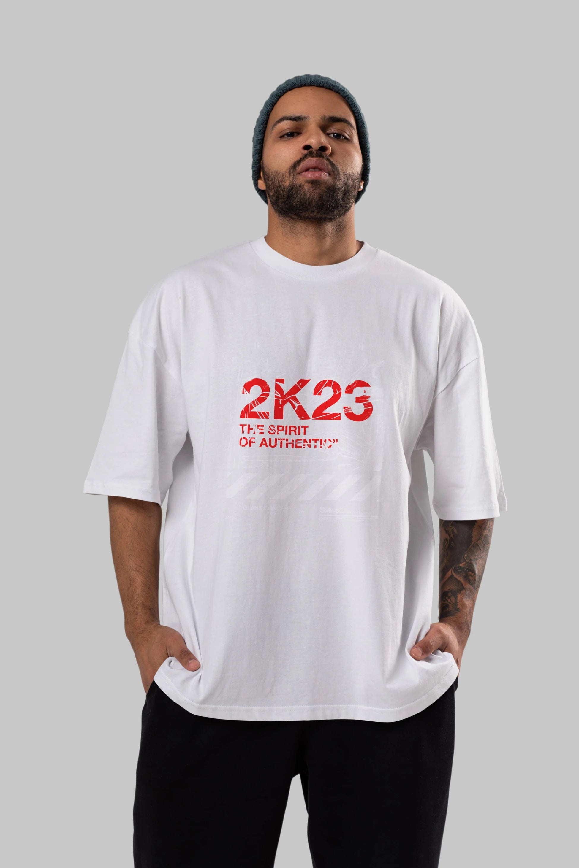 The Spirit Ön Baskılı Oversize t-shirt Erkek Kadın Unisex