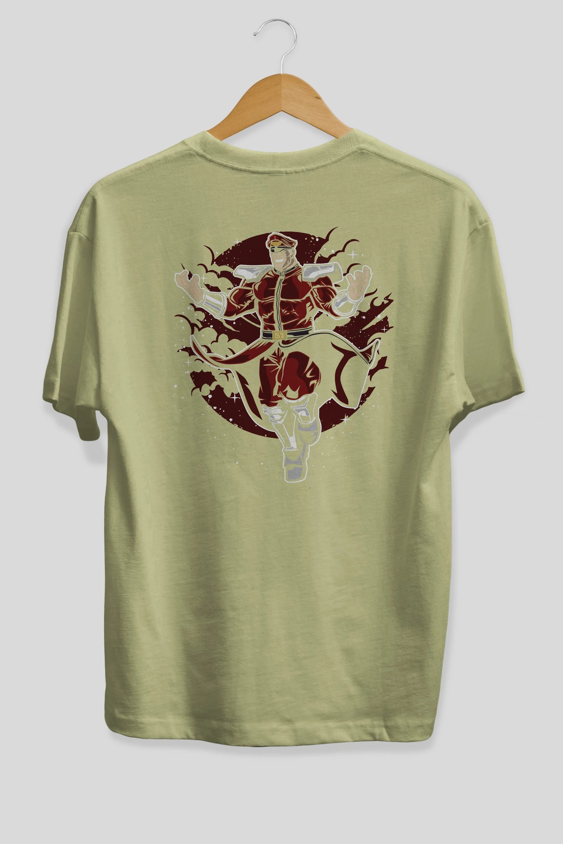 M BISON Arka Baskılı Oversize t-shirt Erkek Kadın Unisex %100 Pamuk