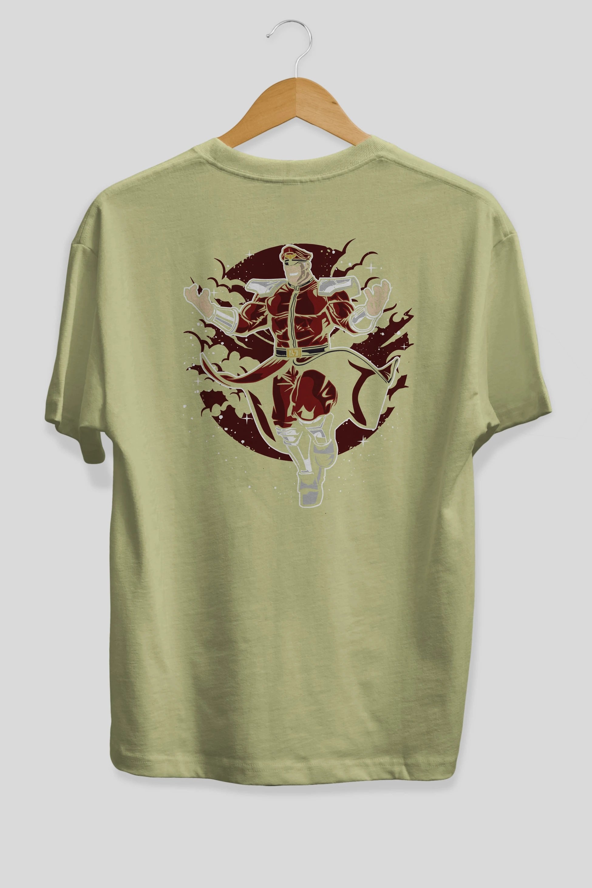 M BISON Arka Baskılı Oversize t-shirt Erkek Kadın Unisex %100 Pamuk