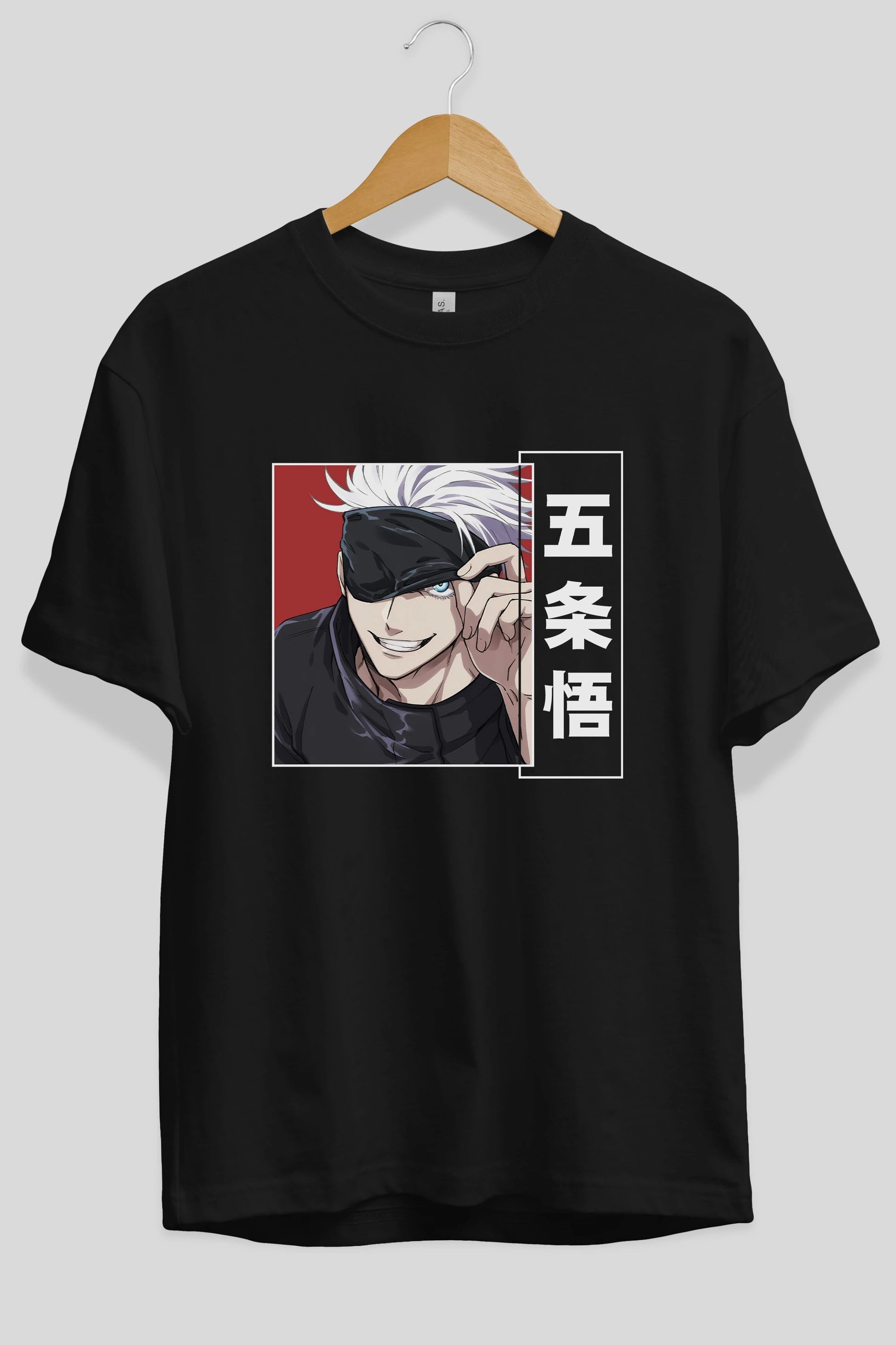 JUJUTSU KAISEN Anime Ön Baskılı Oversize t-shirt %100 pamuk Erkek Kadın Unisex
