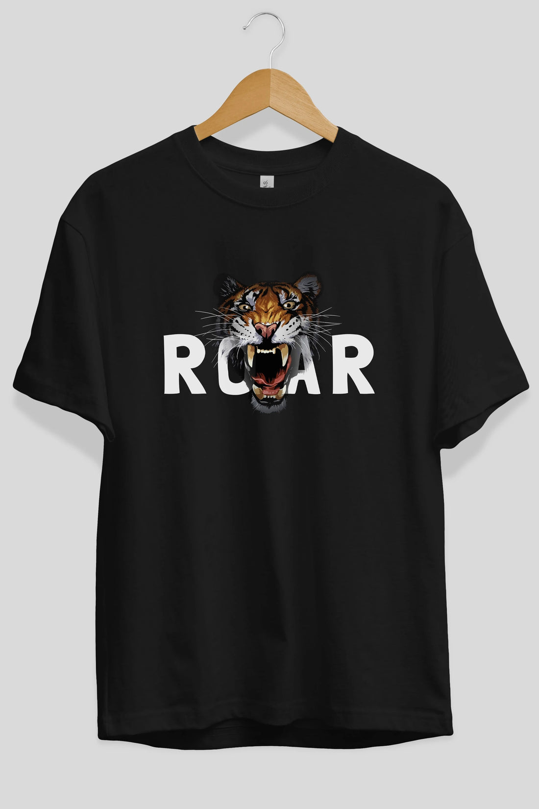 Teddy Bear Roar Ön Baskılı Oversize t-shirt Erkek Kadın Unisex %100 Pamuk