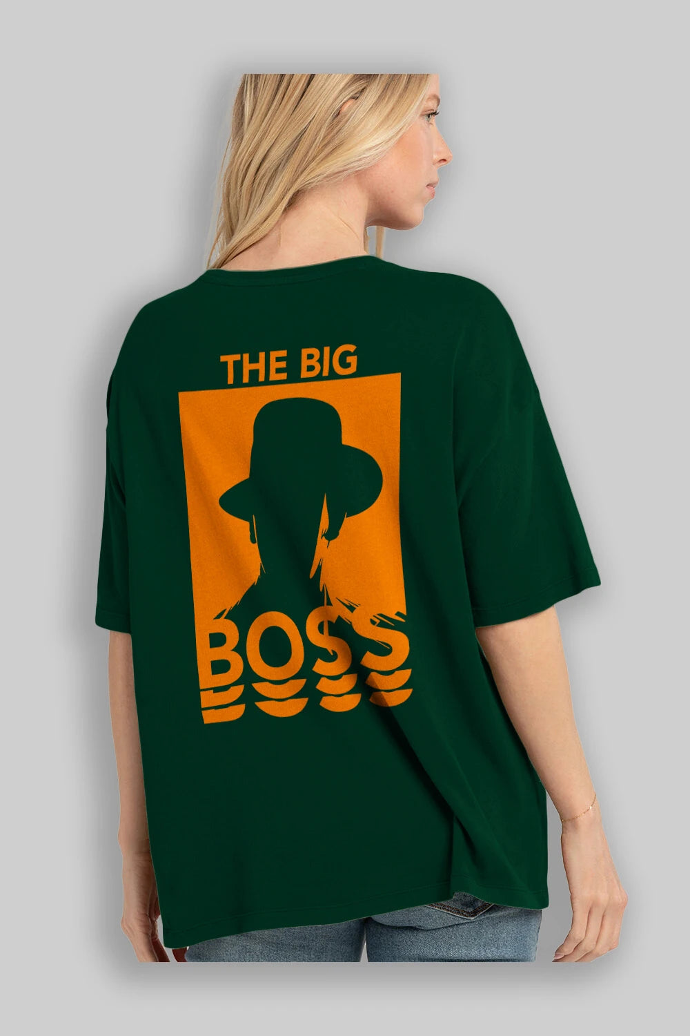 The Big Boss Arka Baskılı Oversize t-shirt Erkek Kadın Unisex