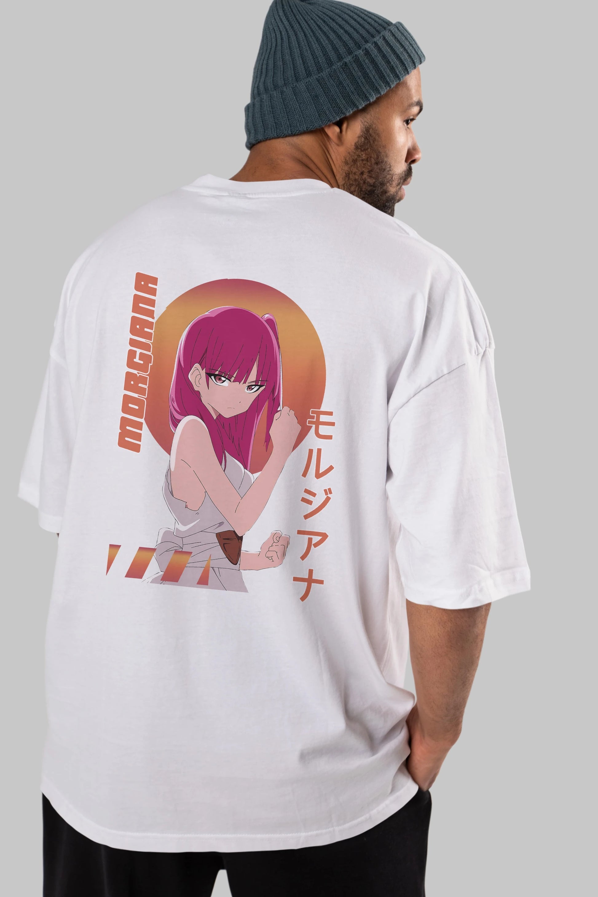 Morgiana 5 Anime Arka Baskılı Oversize t-shirt Erkek Kadın Unisex