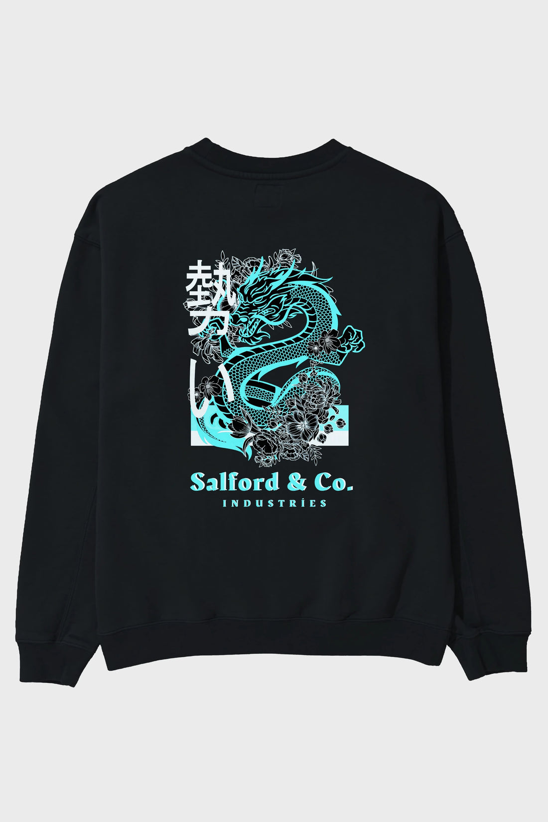 Dragon Arka Baskılı Oversize Sweatshirt Erkek Kadın Unisex