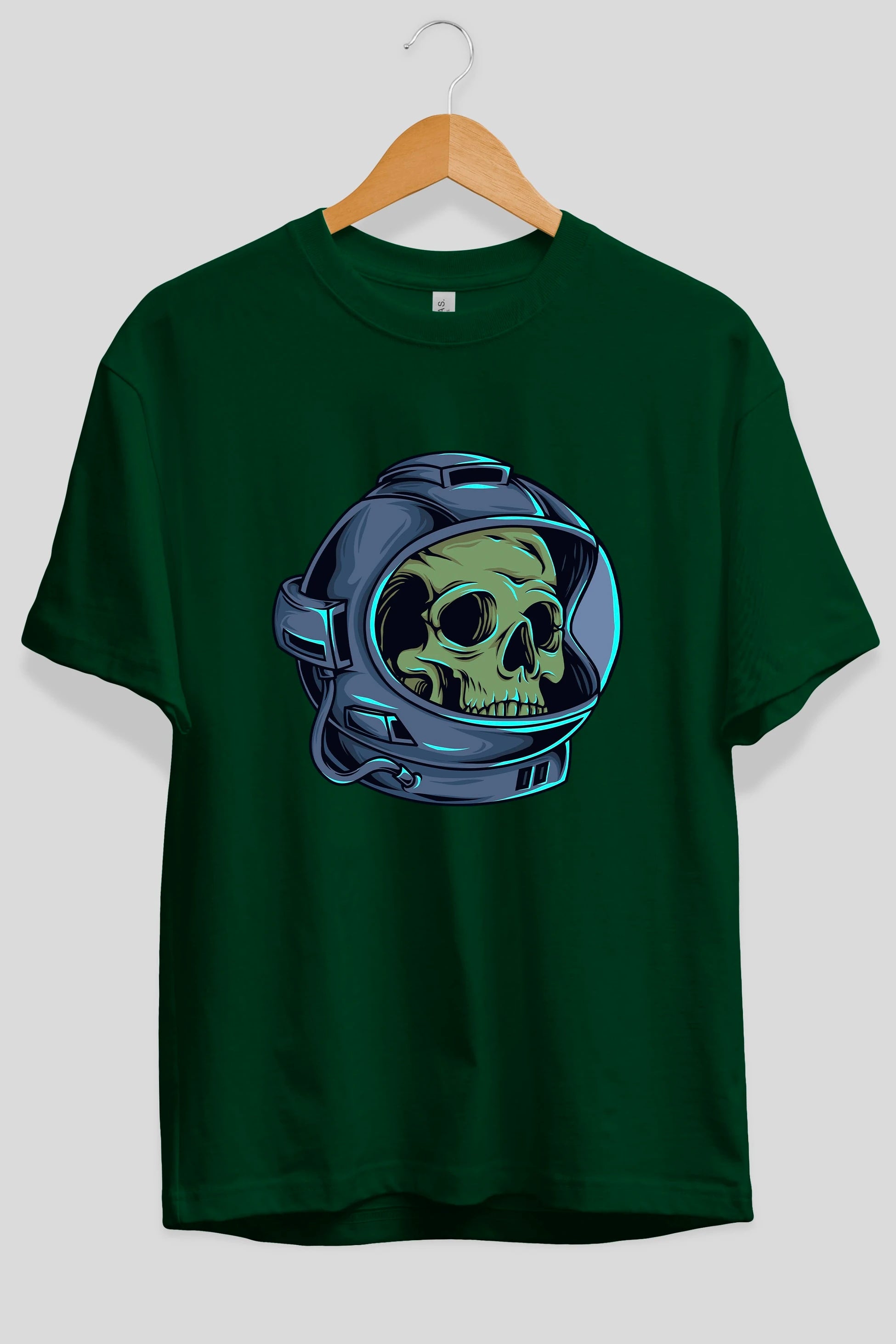 Astroskull Ön Baskılı Oversize t-shirt Erkek Kadın Unisex