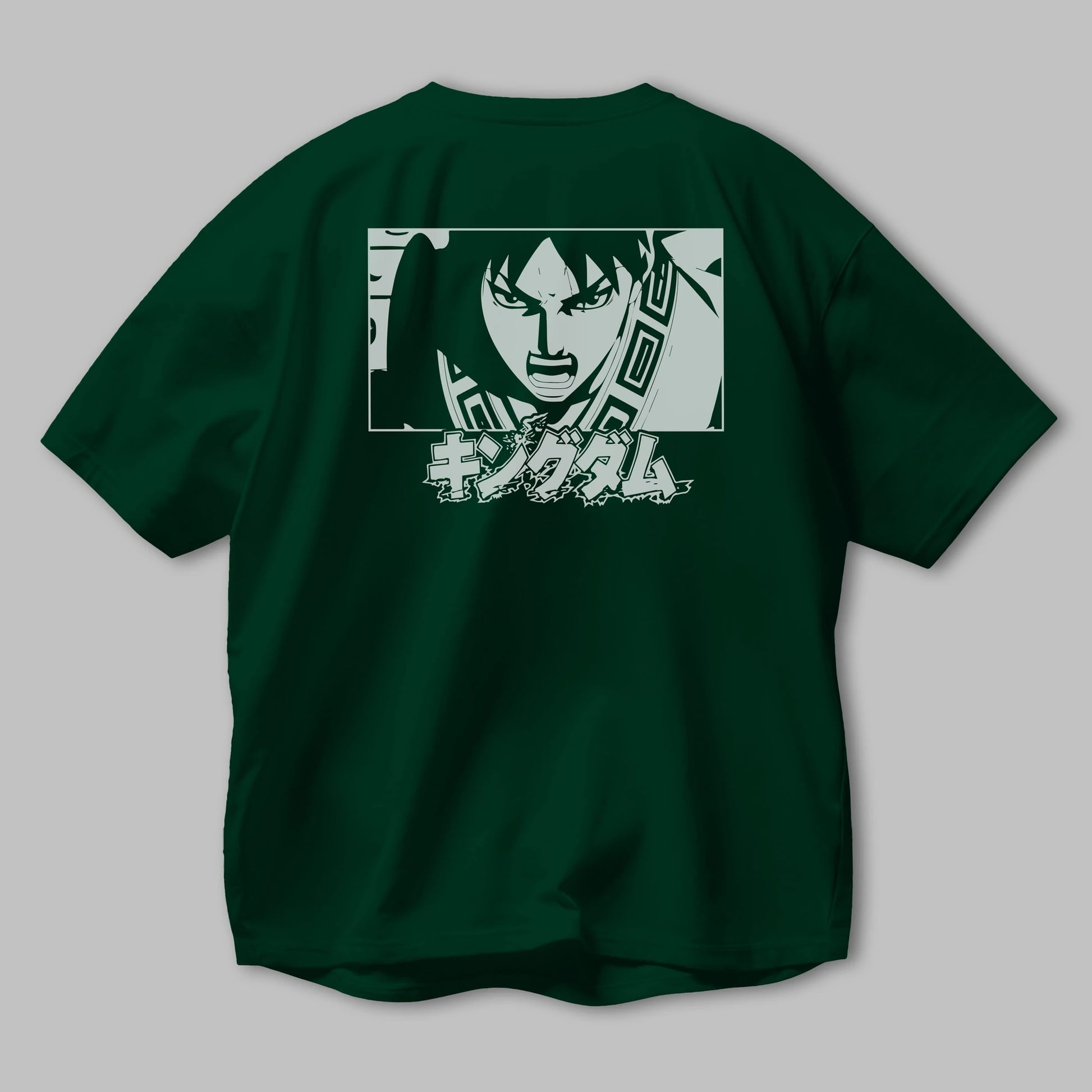 Xin 1 Anime Arka Baskılı Oversize t-shirt Erkek Kadın Unisex