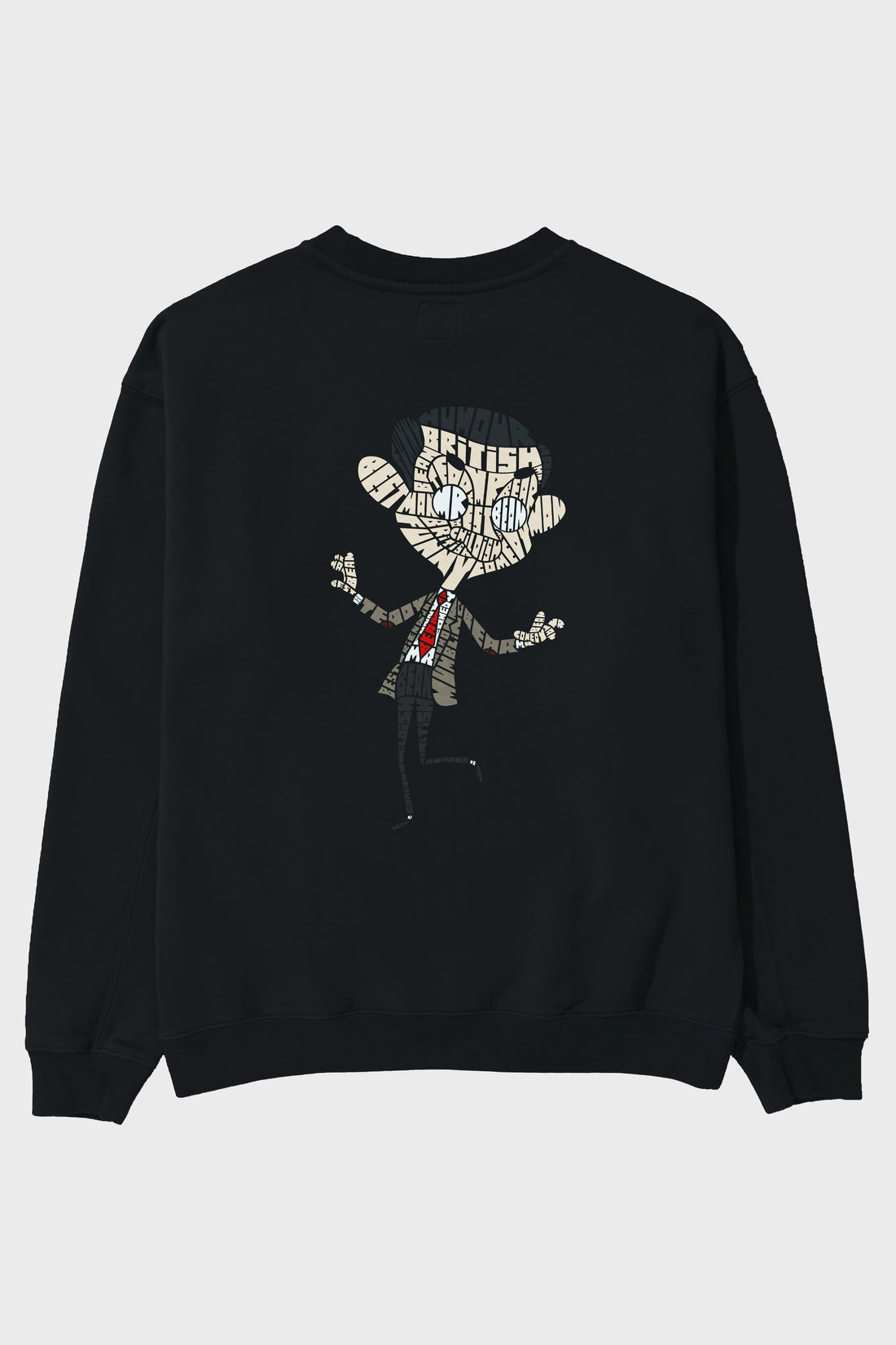 Mr Bean Arka Baskılı Oversize Sweatshirt Erkek Kadın Unisex