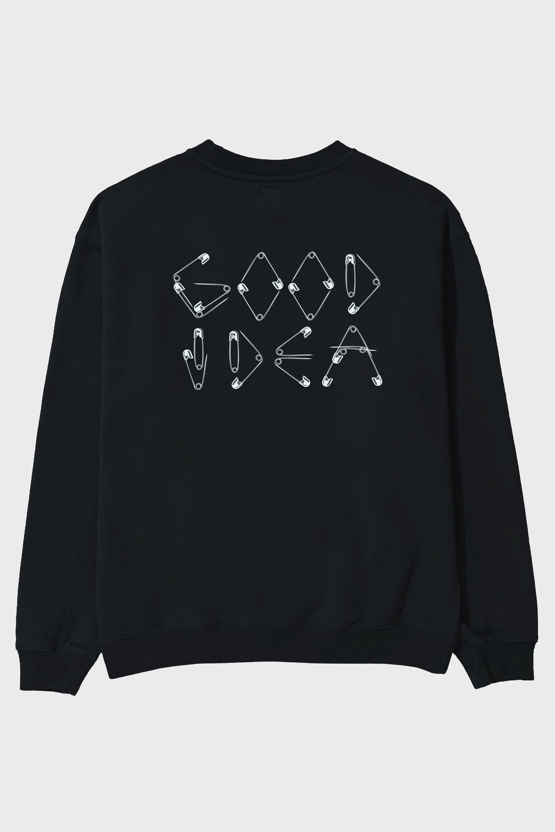 Good Idea Arka Baskılı Oversize Sweatshirt Erkek Kadın Unisex