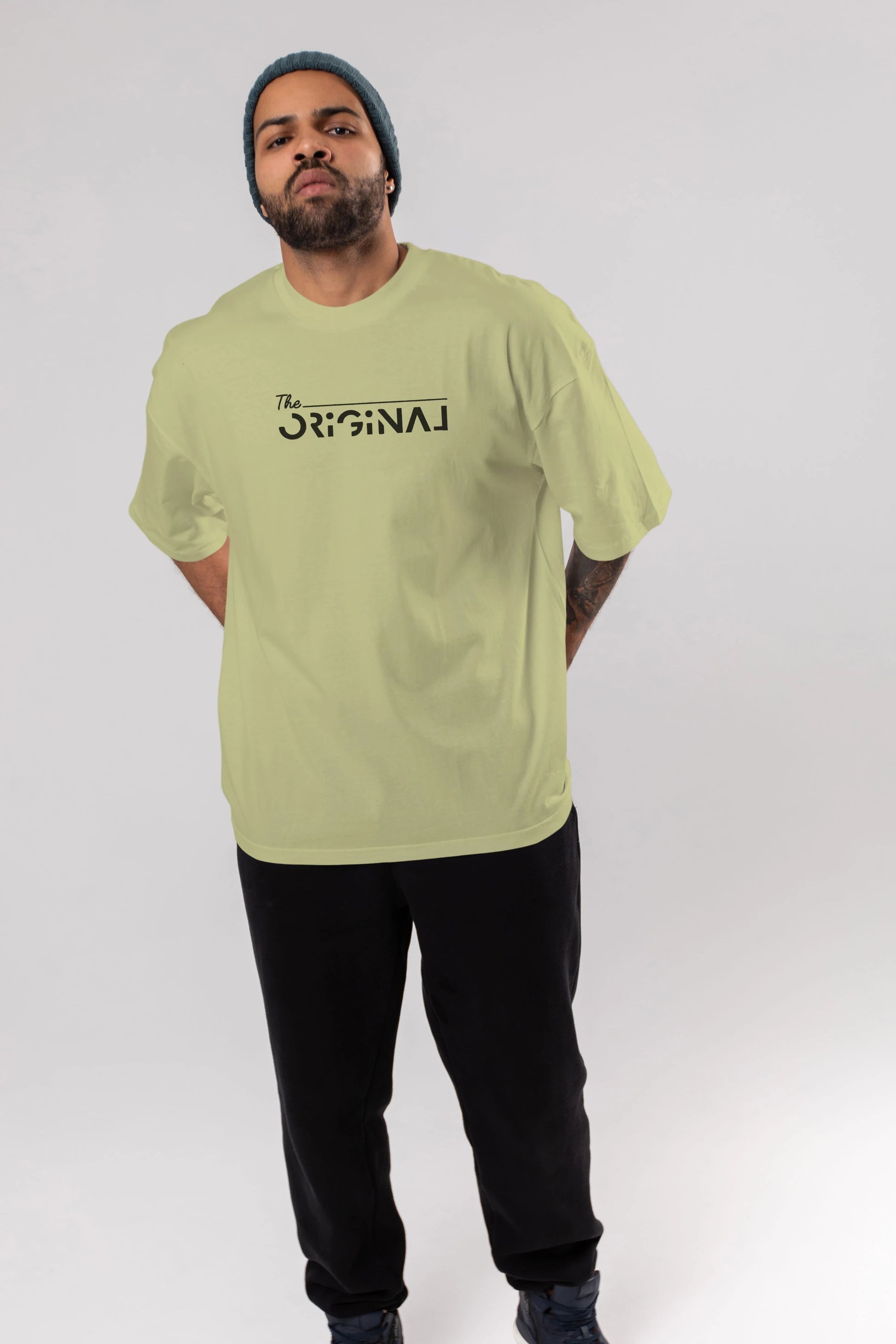 The Original Ön Baskılı Oversize t-shirt %100 pamuk Erkek Kadın Unisex