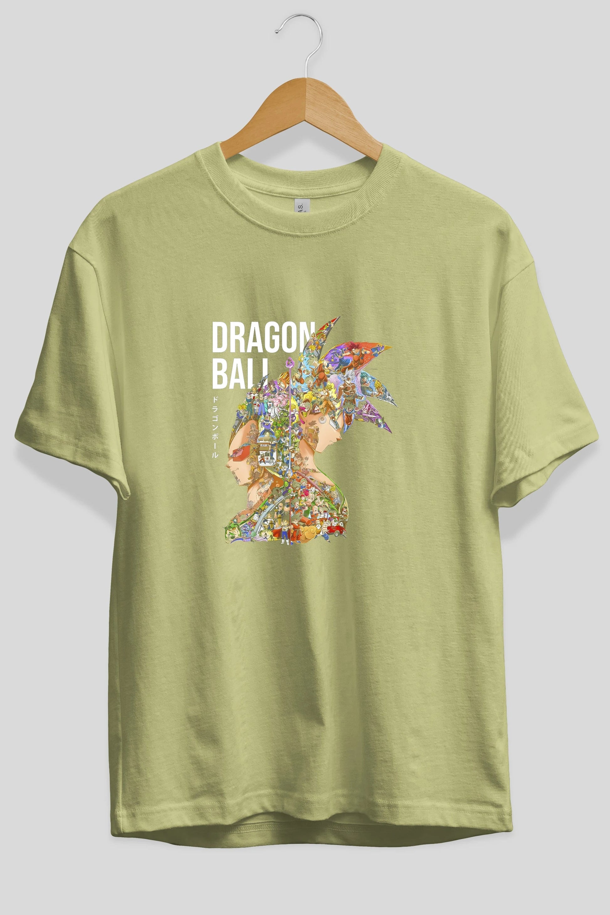 DRAGON BALL ART (5) Anime Ön Baskılı Oversize t-shirt %100 pamuk Erkek Kadın Unisex