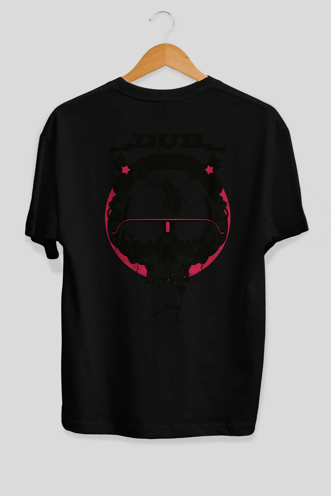 Dub Addict Arka Baskılı Oversize t-shirt Erkek Kadın Unisex