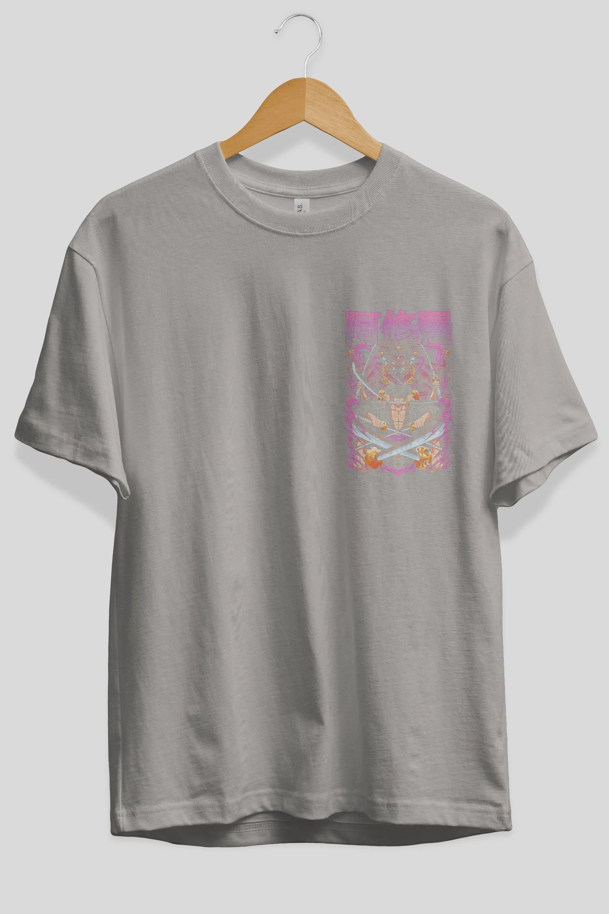 Roronoa Zoro 1 Ön Sol Baskılı Oversize t-shirt Erkek Kadın Unisex %100 Pamuk Bisiklet Yaka tişort
