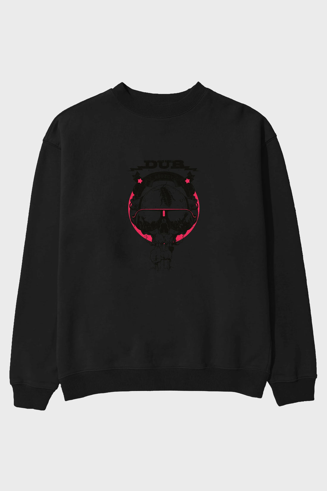 Dub Addict Ön Baskılı Oversize Sweatshirt Erkek Kadın Unisex