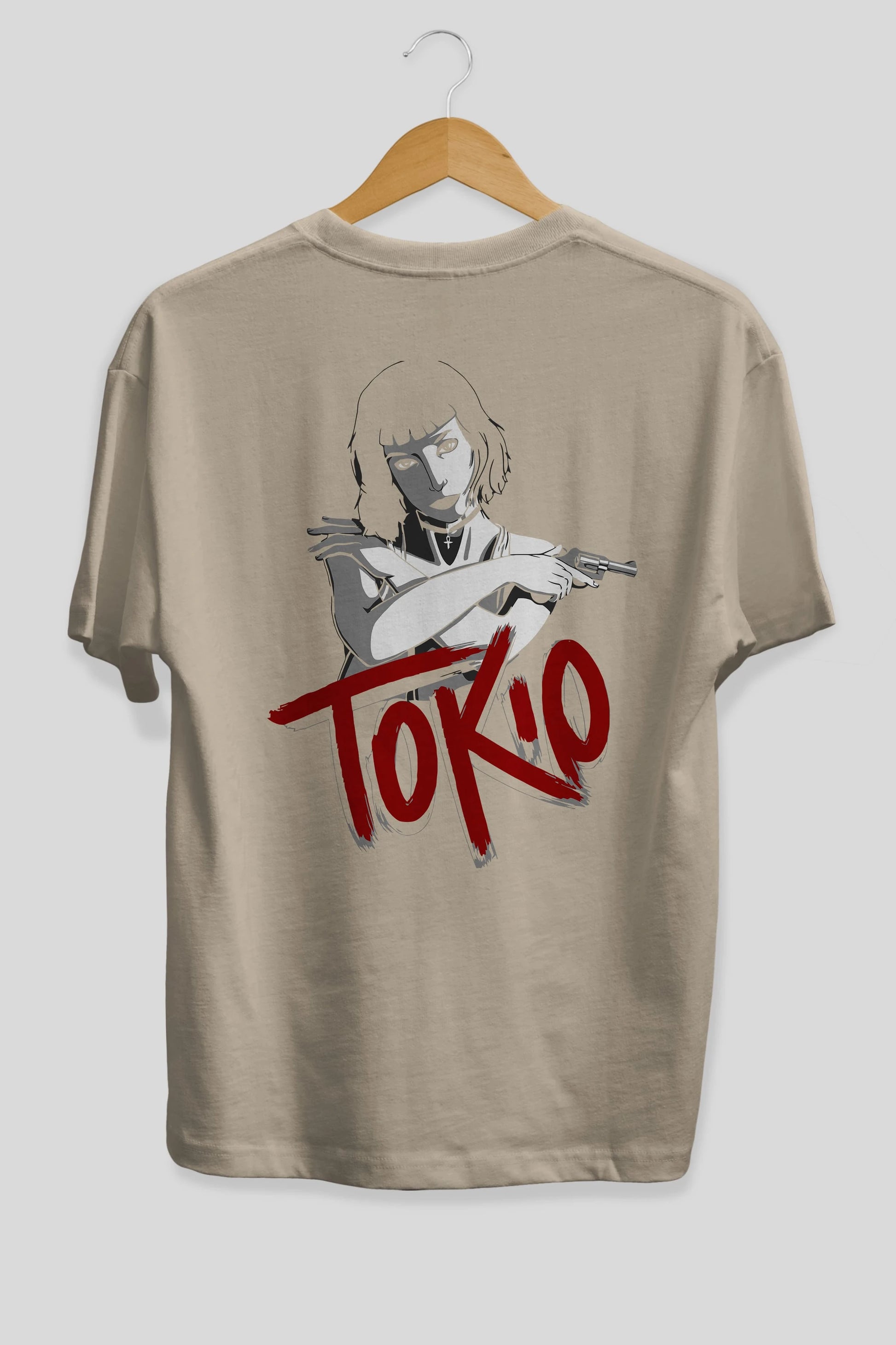 La Casa De Papel (10) Arka Baskılı Oversize t-shirt Erkek Kadın Unisex %100 Pamuk Bisiklet Yaka tişort