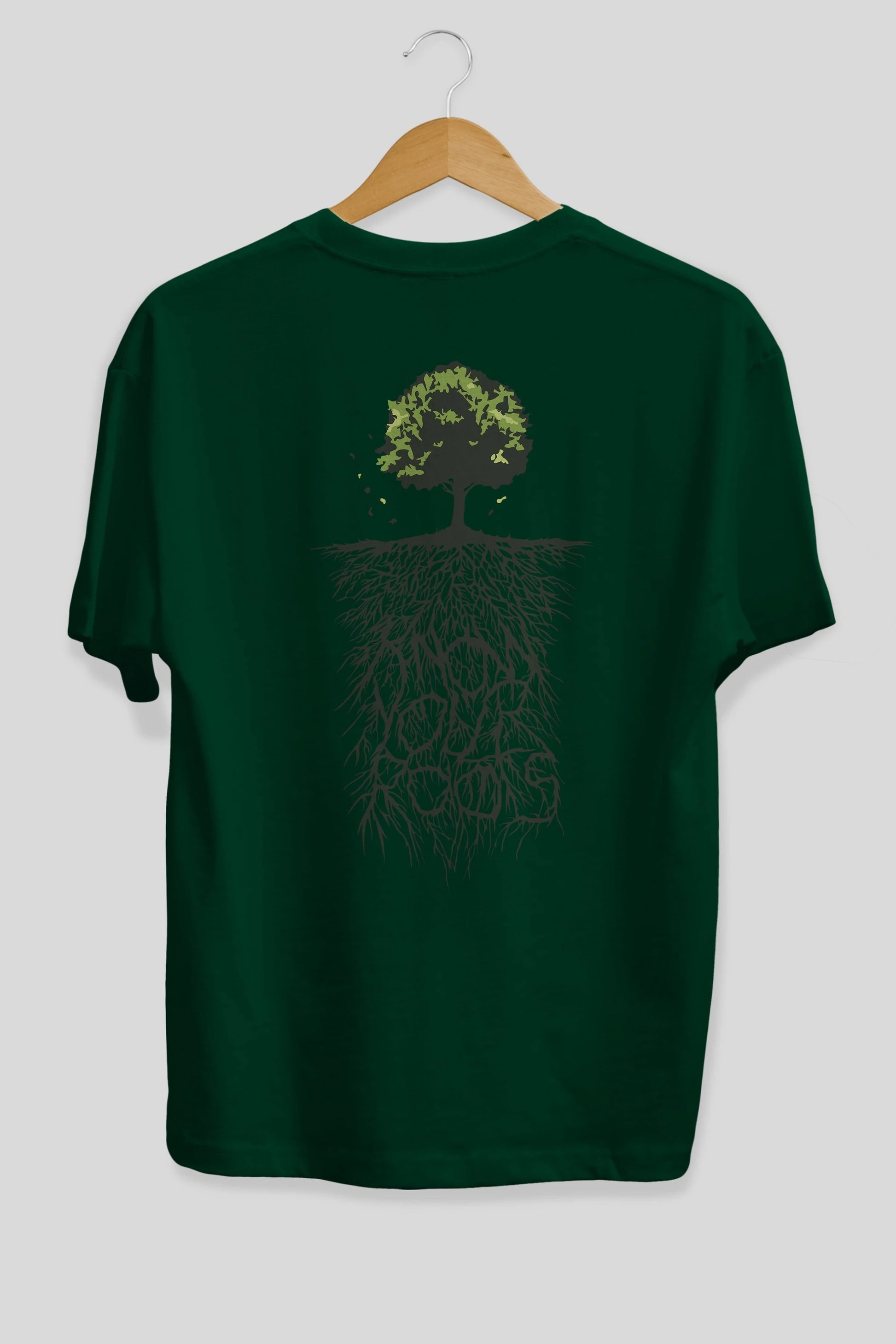 Know Your Roots Arka Baskılı Oversize t-shirt %100 pamuk Erkek Kadın Unisex