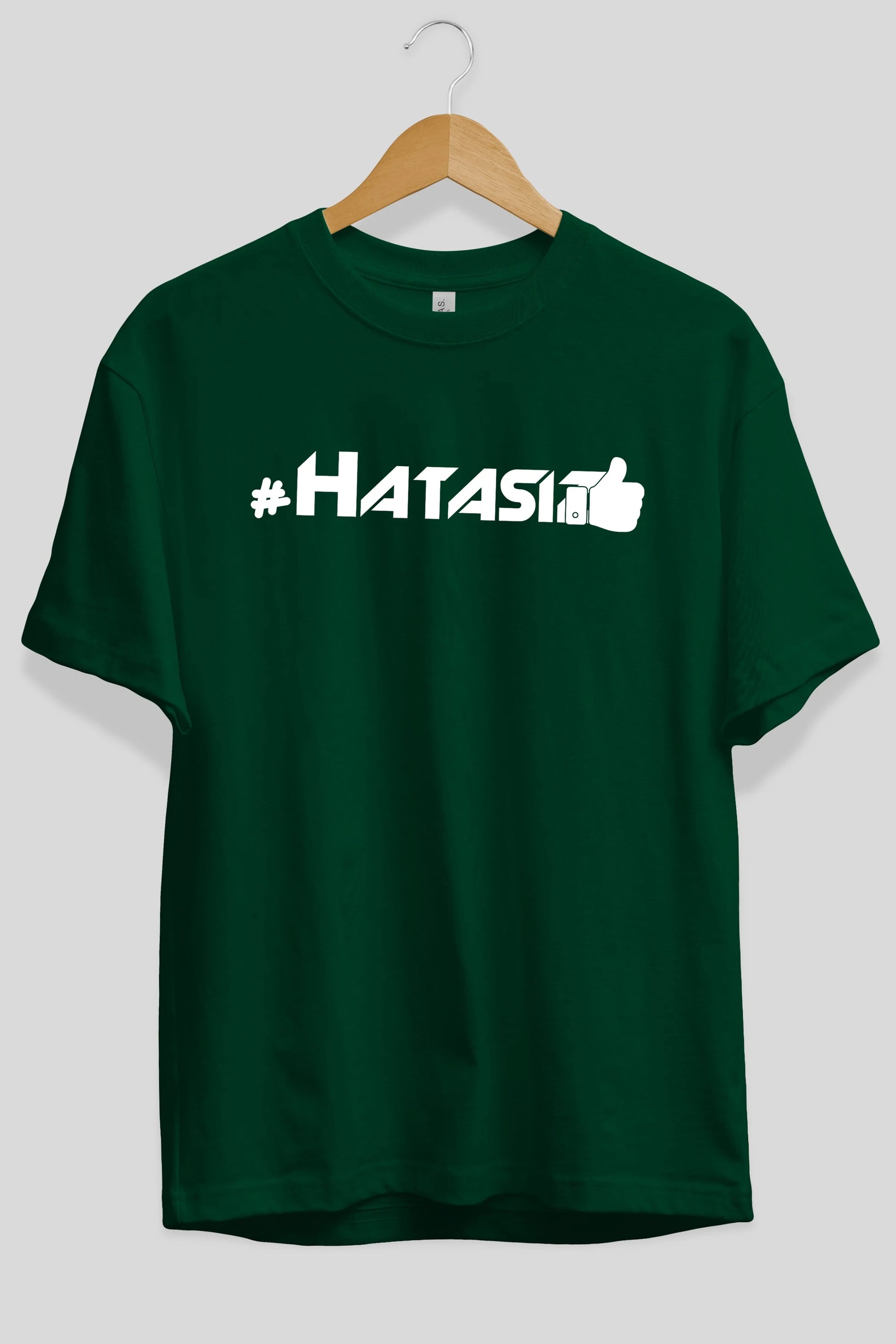 Hatasız Ön Baskılı Oversize t-shirt %100 pamuk Erkek Kadın Unisex