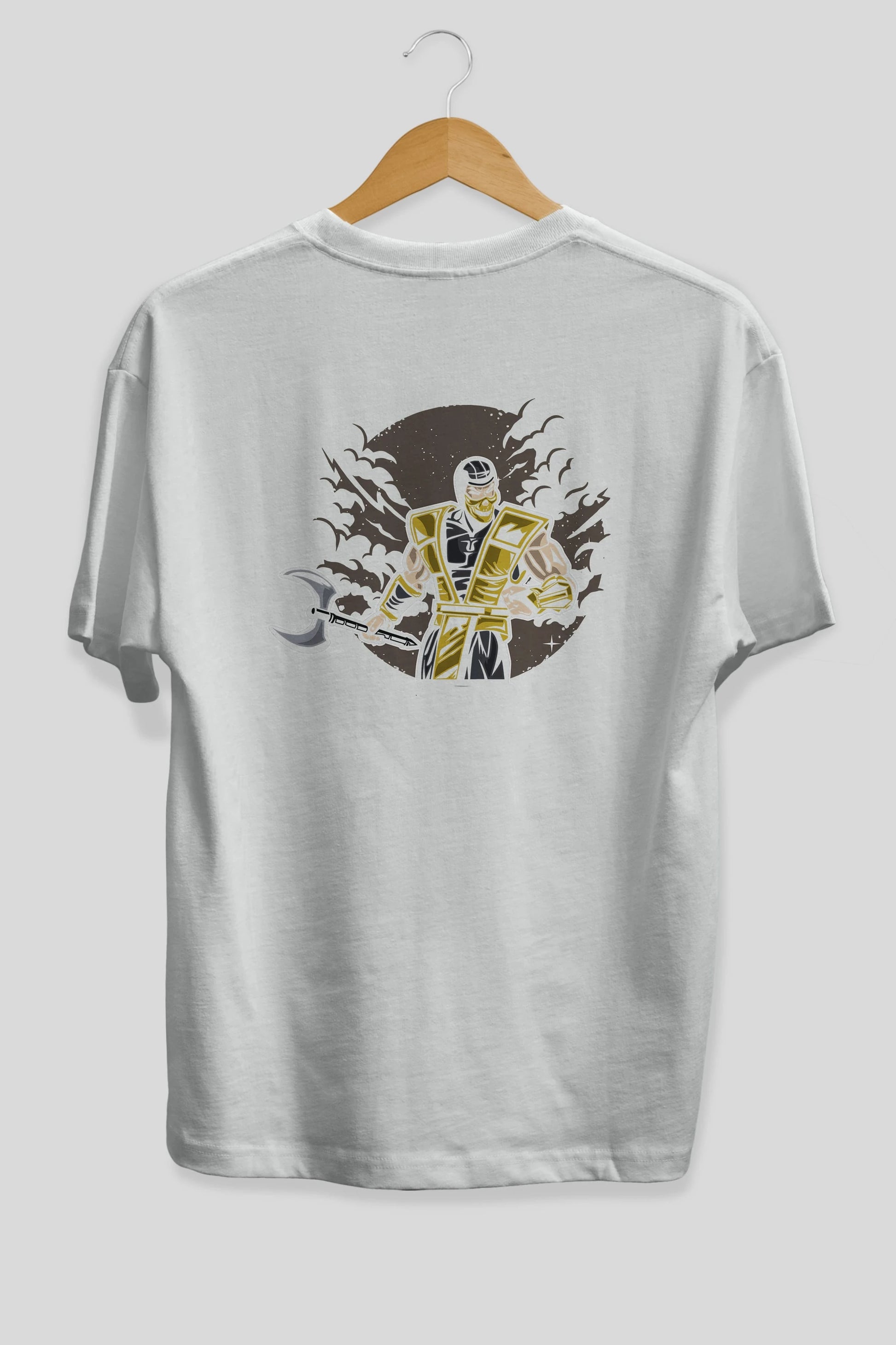 SCORPION Arka Baskılı Oversize t-shirt Erkek Kadın Unisex %100 Pamuk