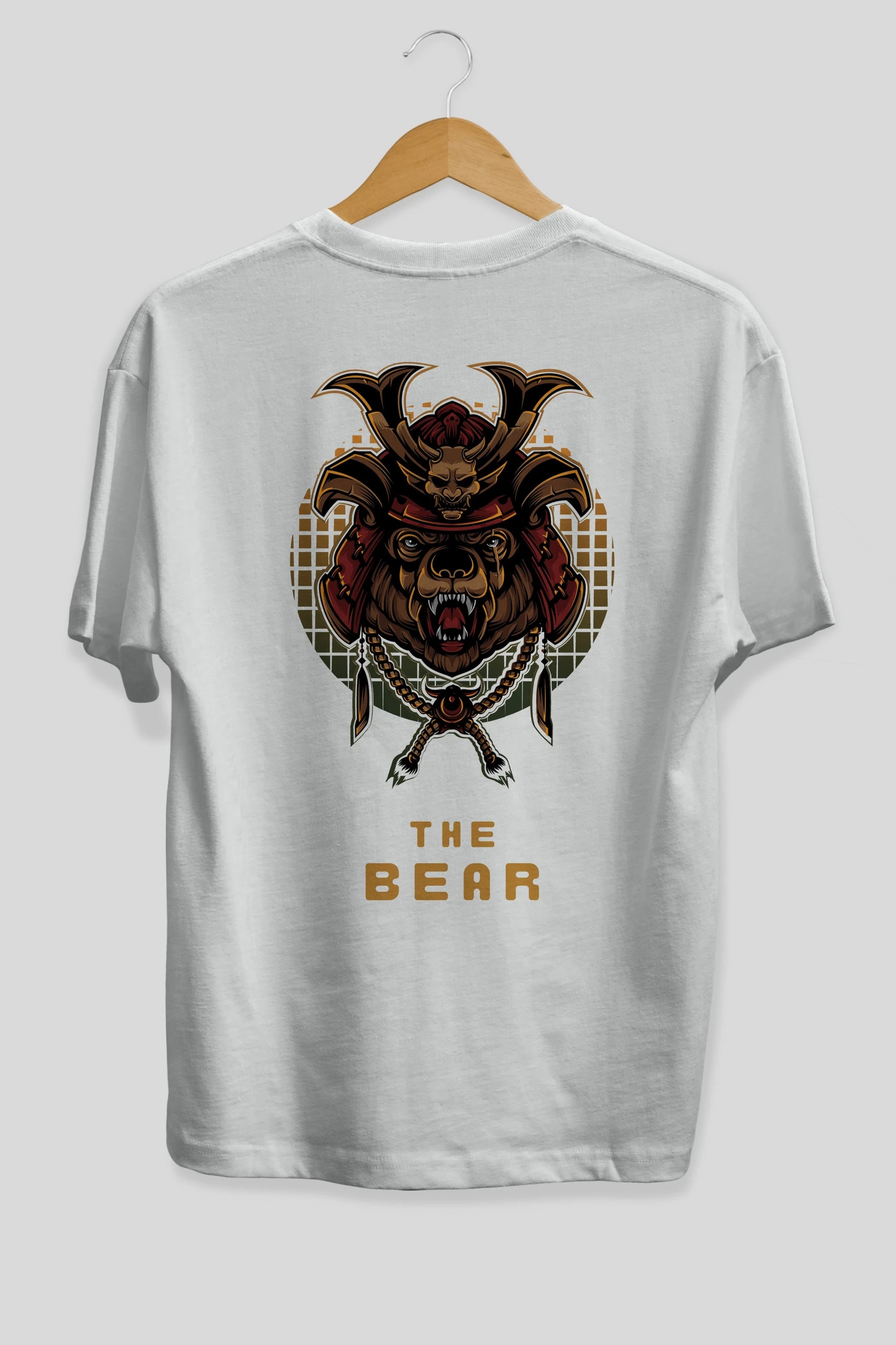 The Bear 2 Arka Baskılı Oversize t-shirt Erkek Kadın Unisex