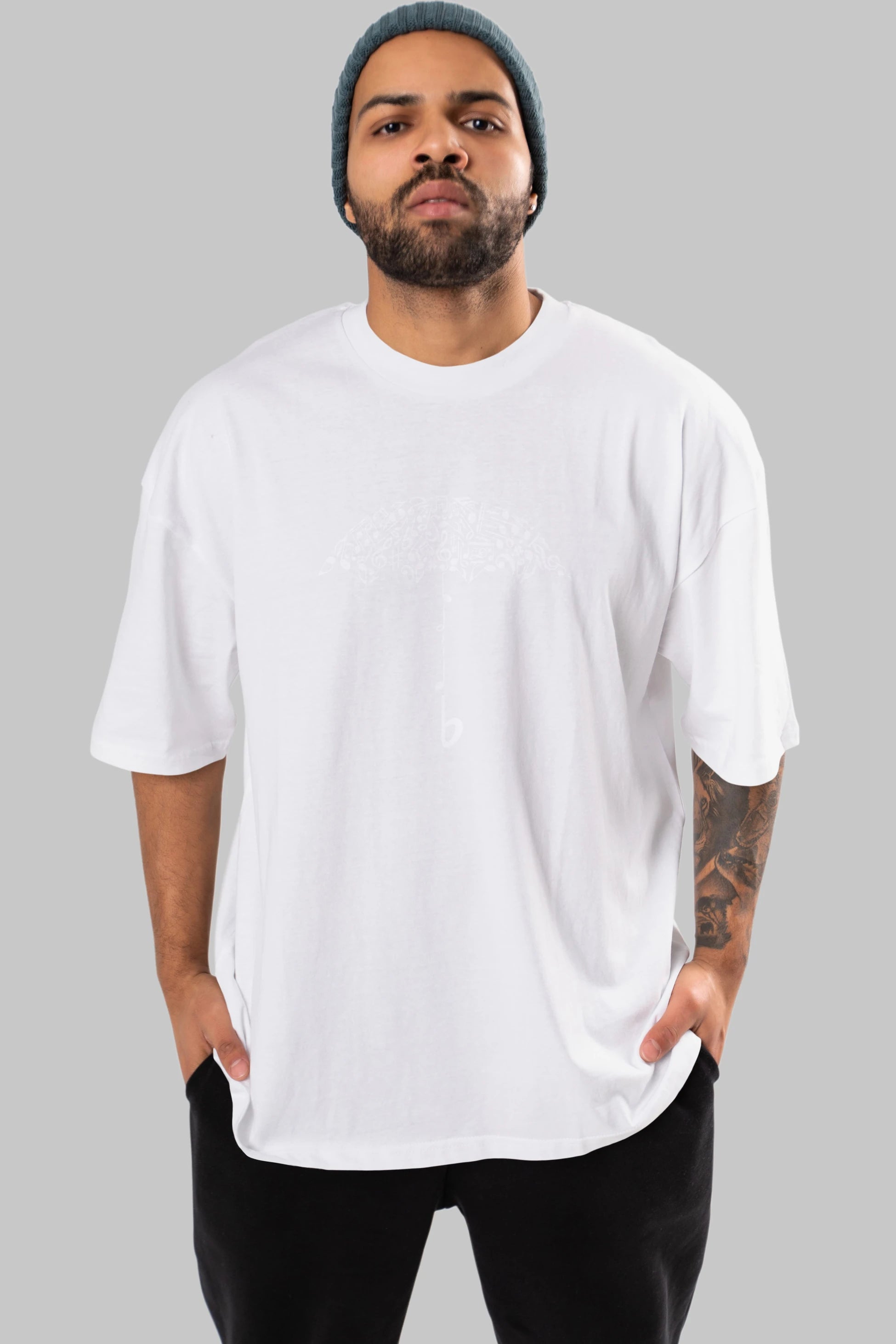 Sound Of Rain Ön Baskılı Oversize t-shirt %100 pamuk Erkek Kadın Unisex