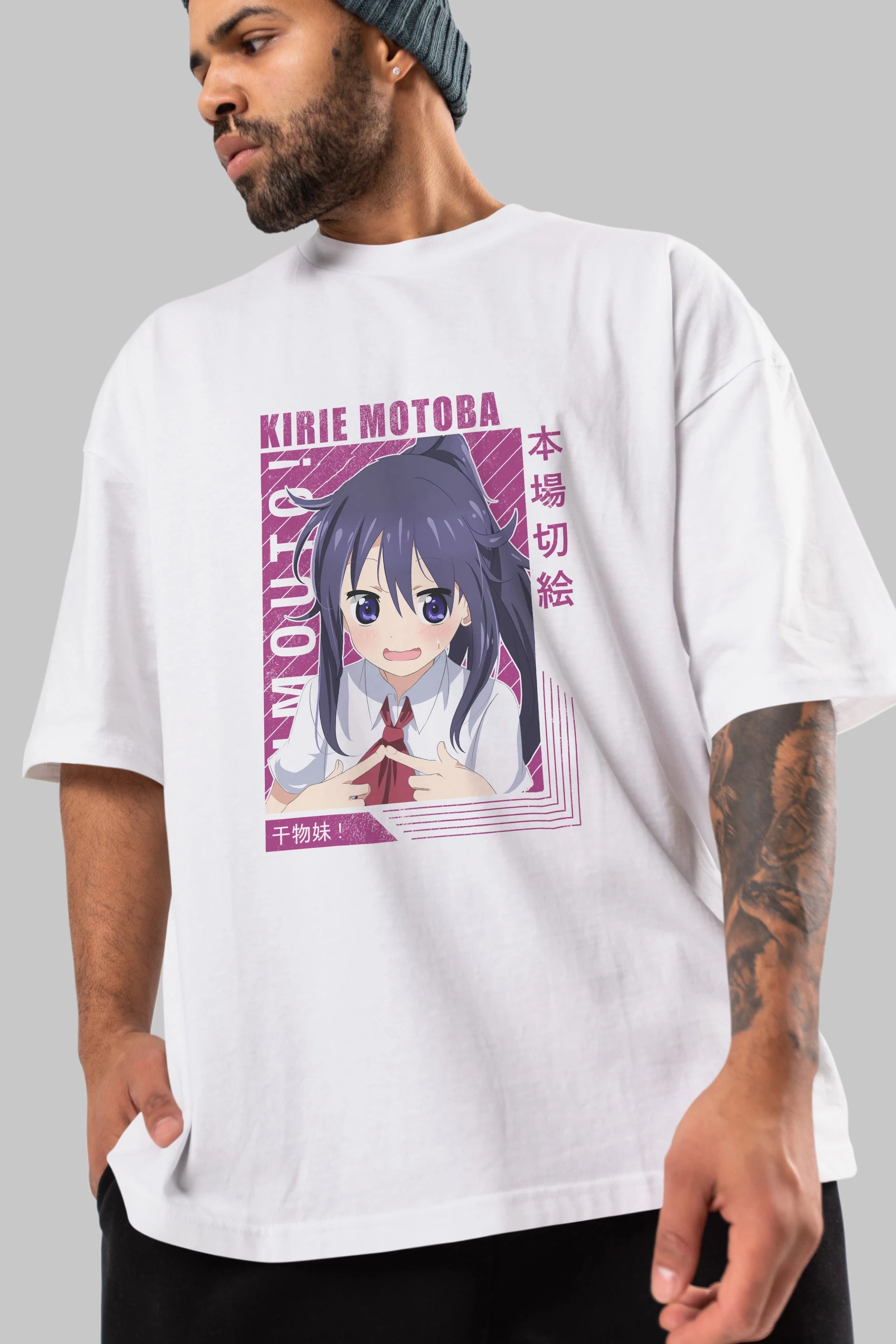 Kirie Motoba 4 Anime Ön Baskılı Oversize t-shirt %100 pamuk Erkek Kadın Unisex