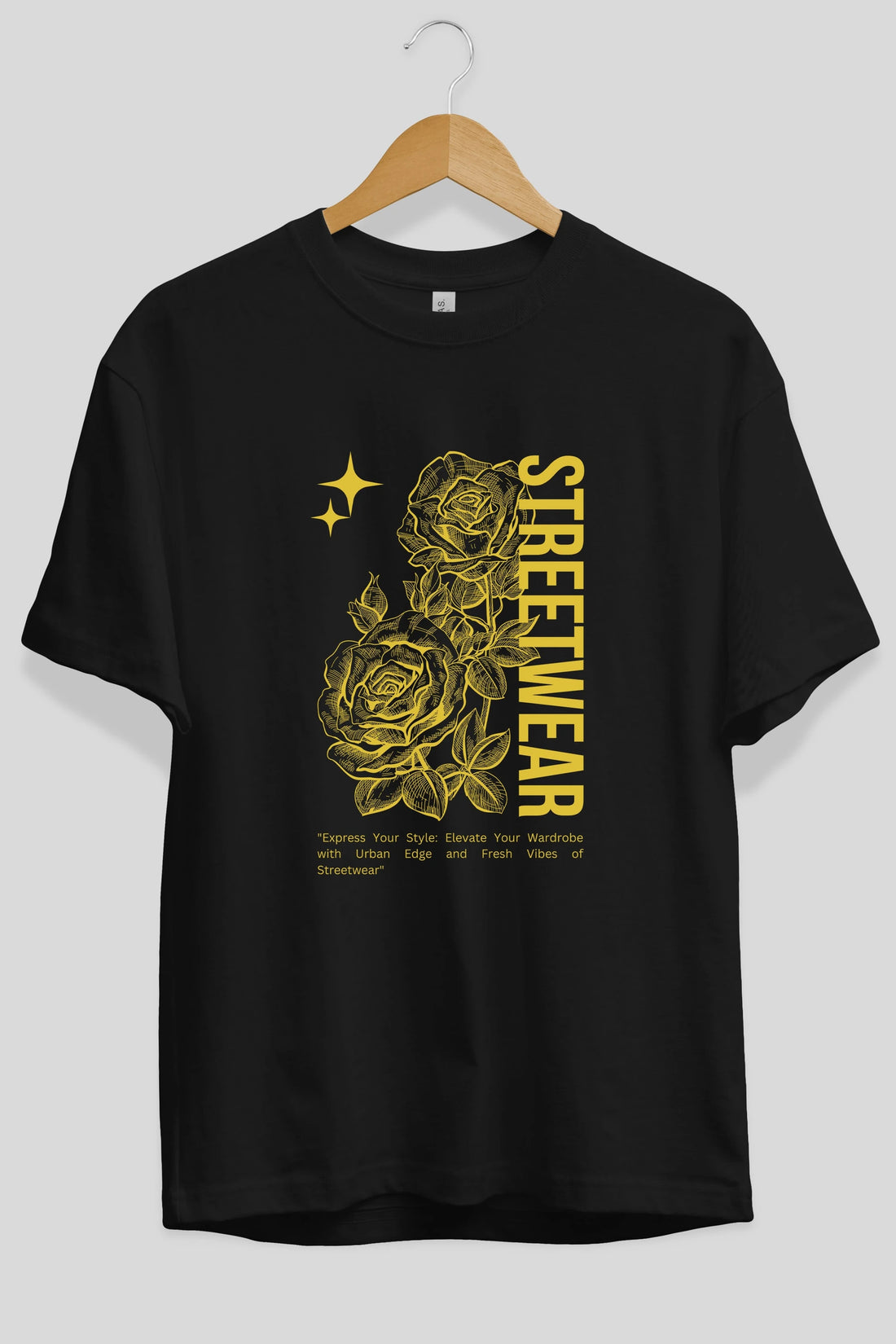 Minimalist Streetwear Ön Baskılı Oversize t-shirt Erkek Kadın Unisex
