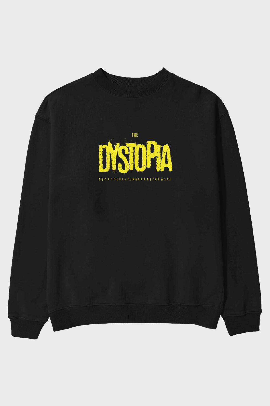 The Dystopia Ön Baskılı Oversize Sweatshirt Erkek Kadın Unisex