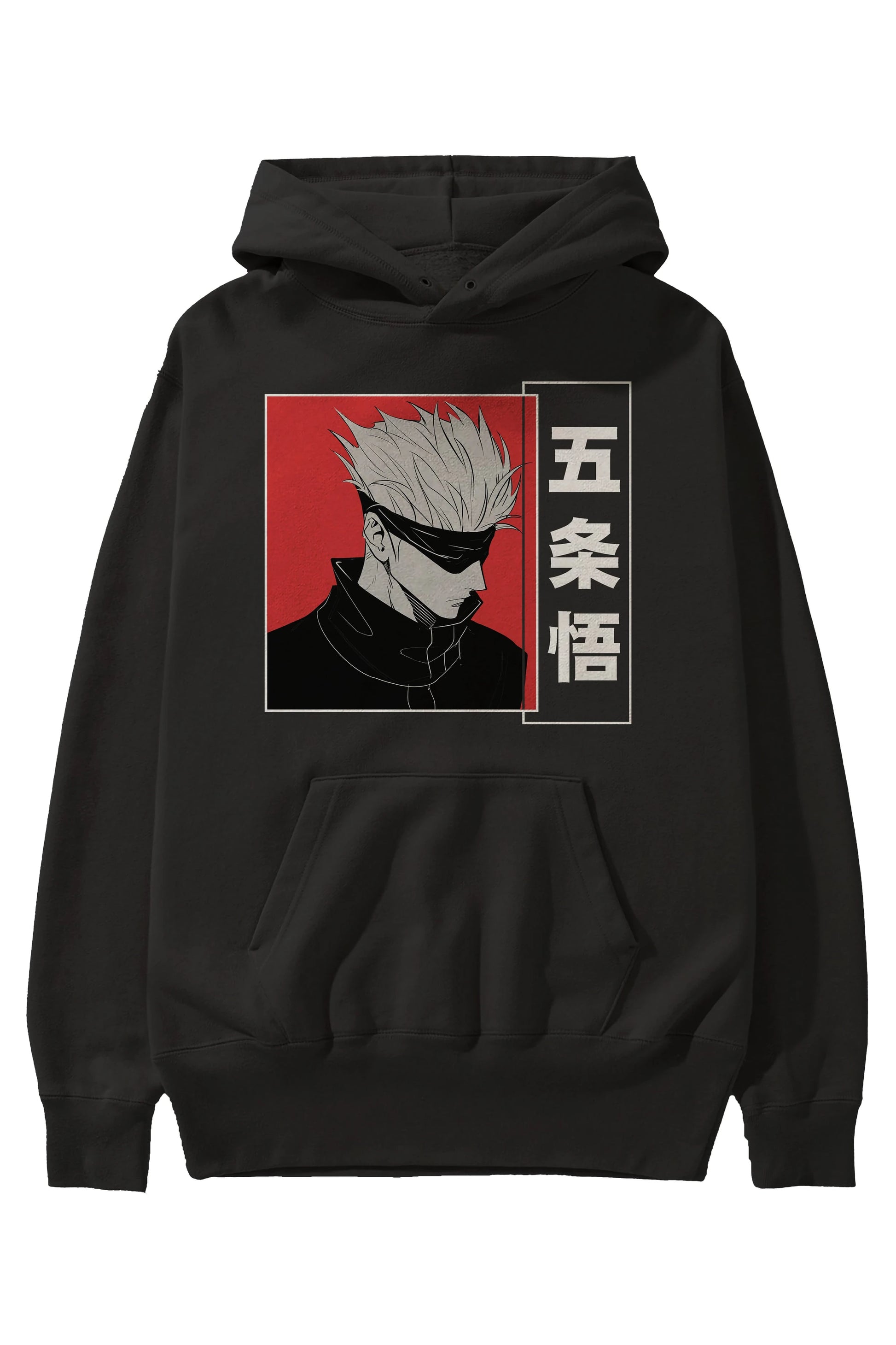 JUJUTSU KAISEN 2 Anime Ön Baskılı Hoodie Oversize Kapüşonlu Sweatshirt Erkek Kadın Unisex