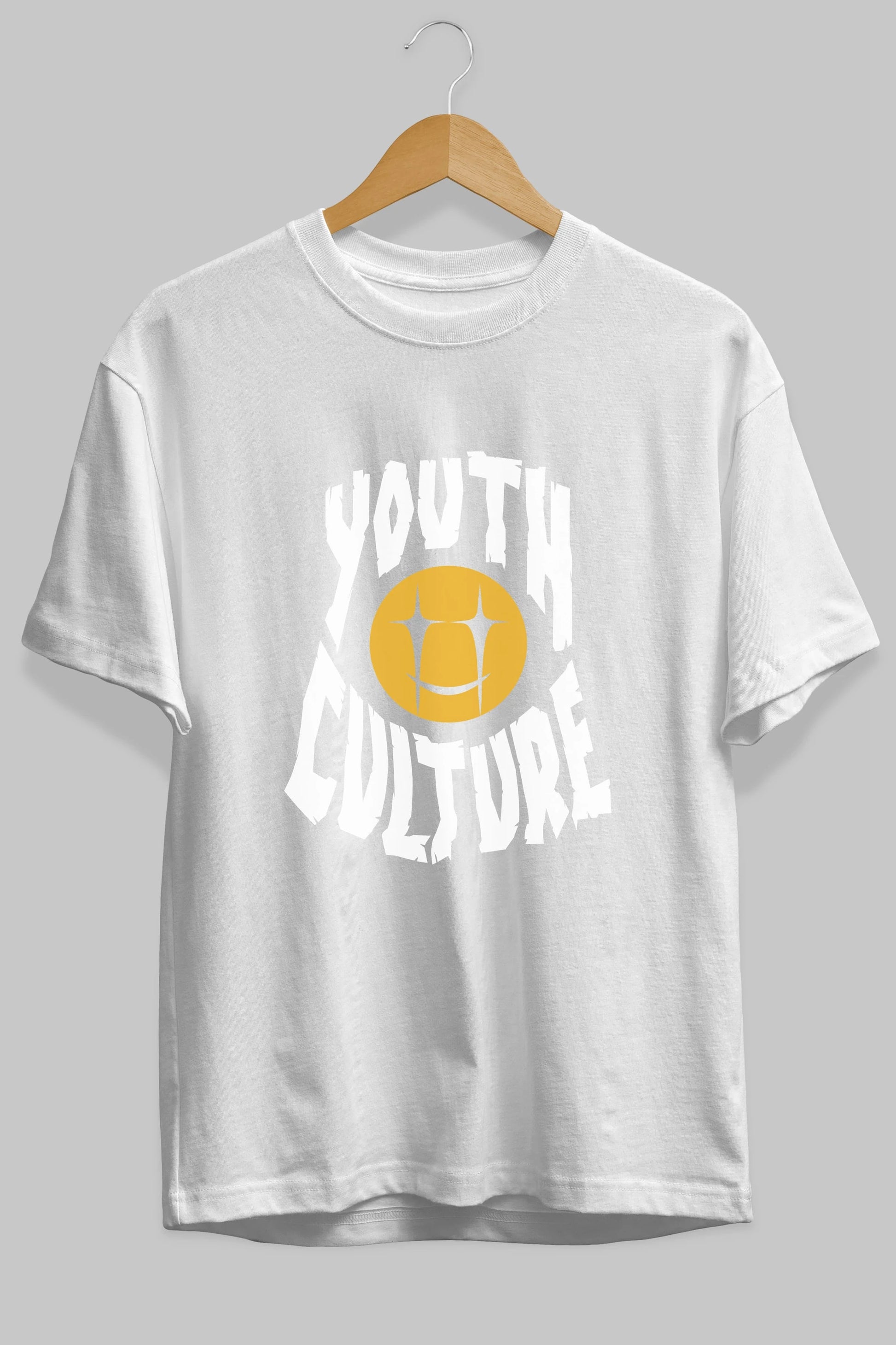 Youth Culture Ön Baskılı Oversize t-shirt Erkek Kadın Unisex
