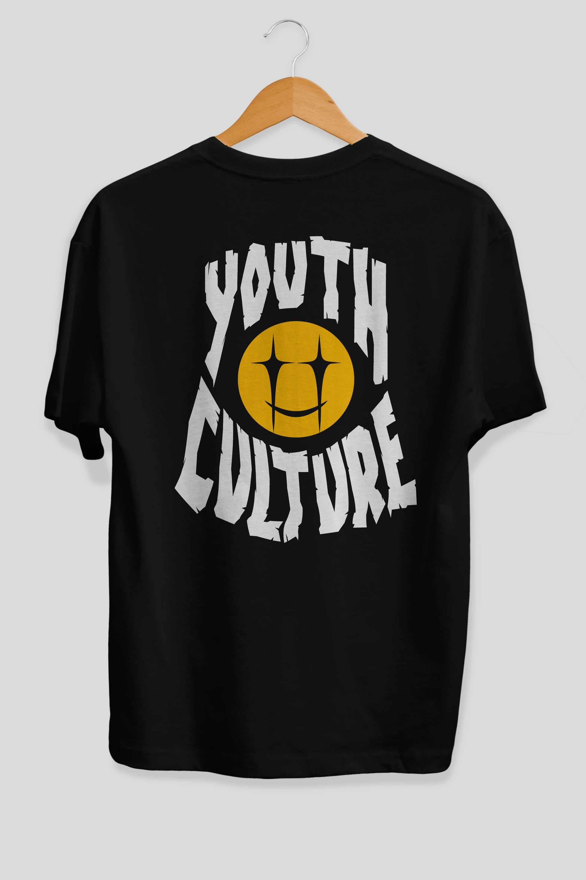 Youth Culture Arka Baskılı Oversize t-shirt Erkek Kadın Unisex