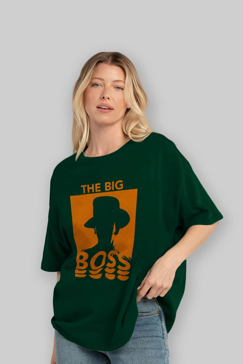 The Big Boss Ön Baskılı Oversize t-shirt Erkek Kadın Unisex