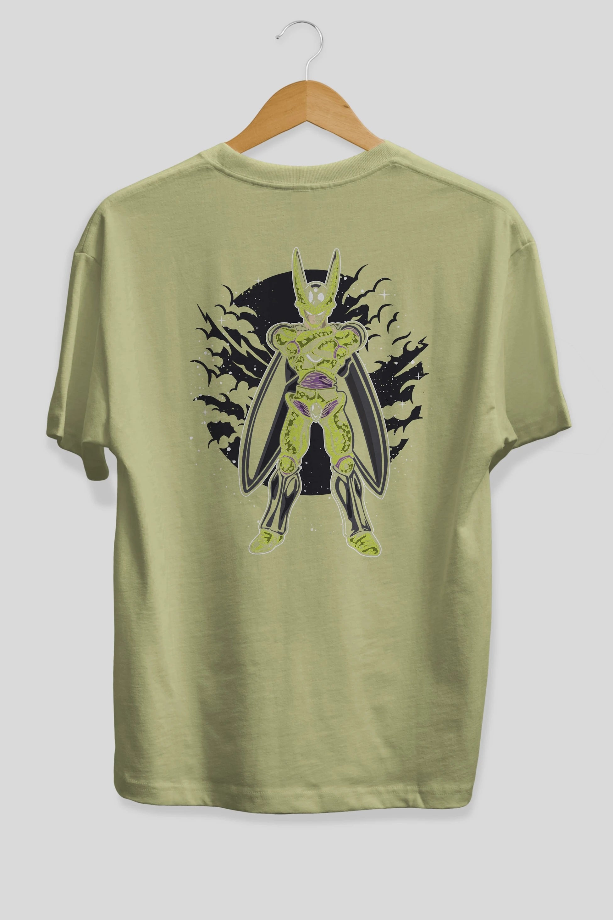 CELL Arka Baskılı Oversize t-shirt Erkek Kadın Unisex %100 Pamuk