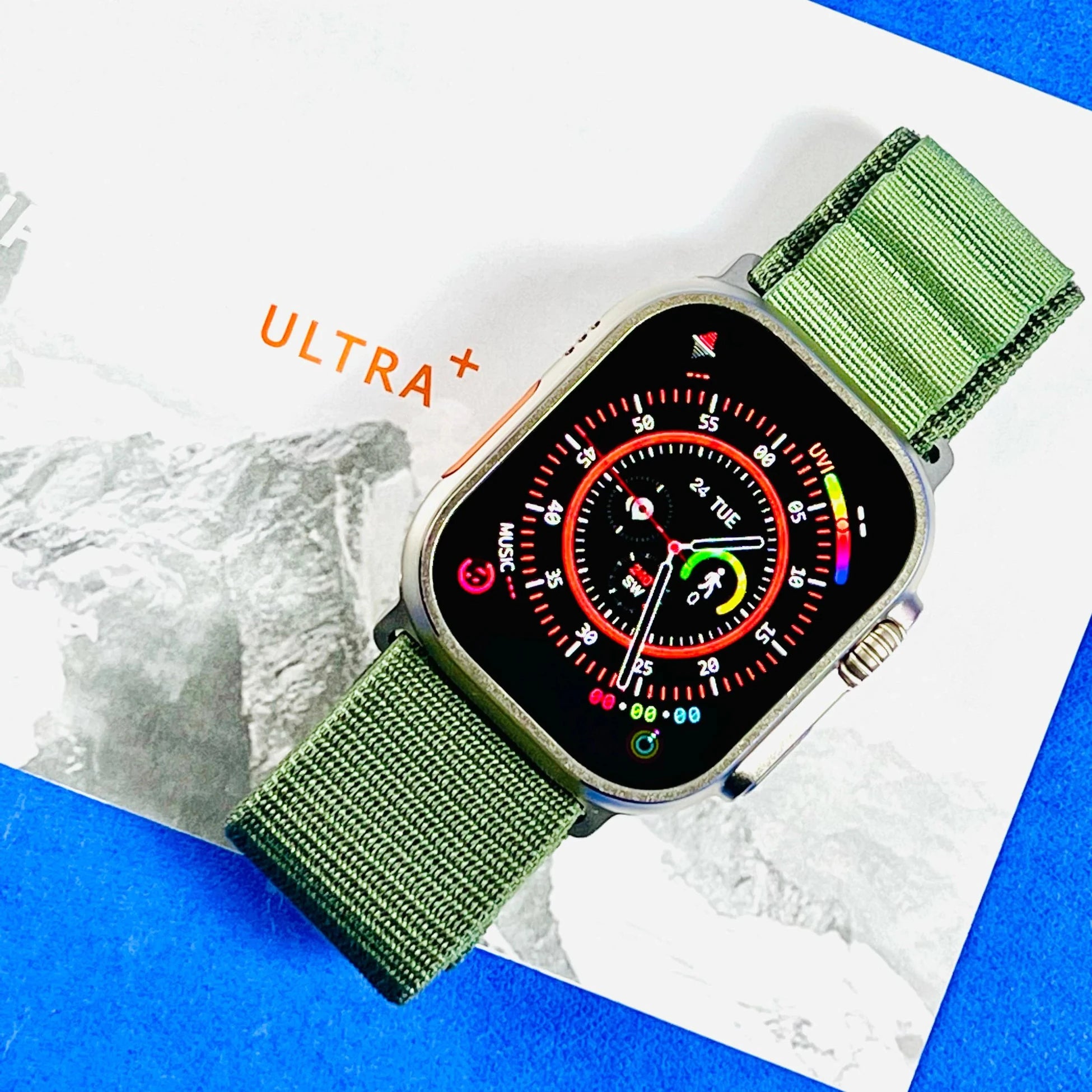 Watch 8 Ultra Safir Plus ( Pusulalı ) + Alpine Kordon Hediyeli