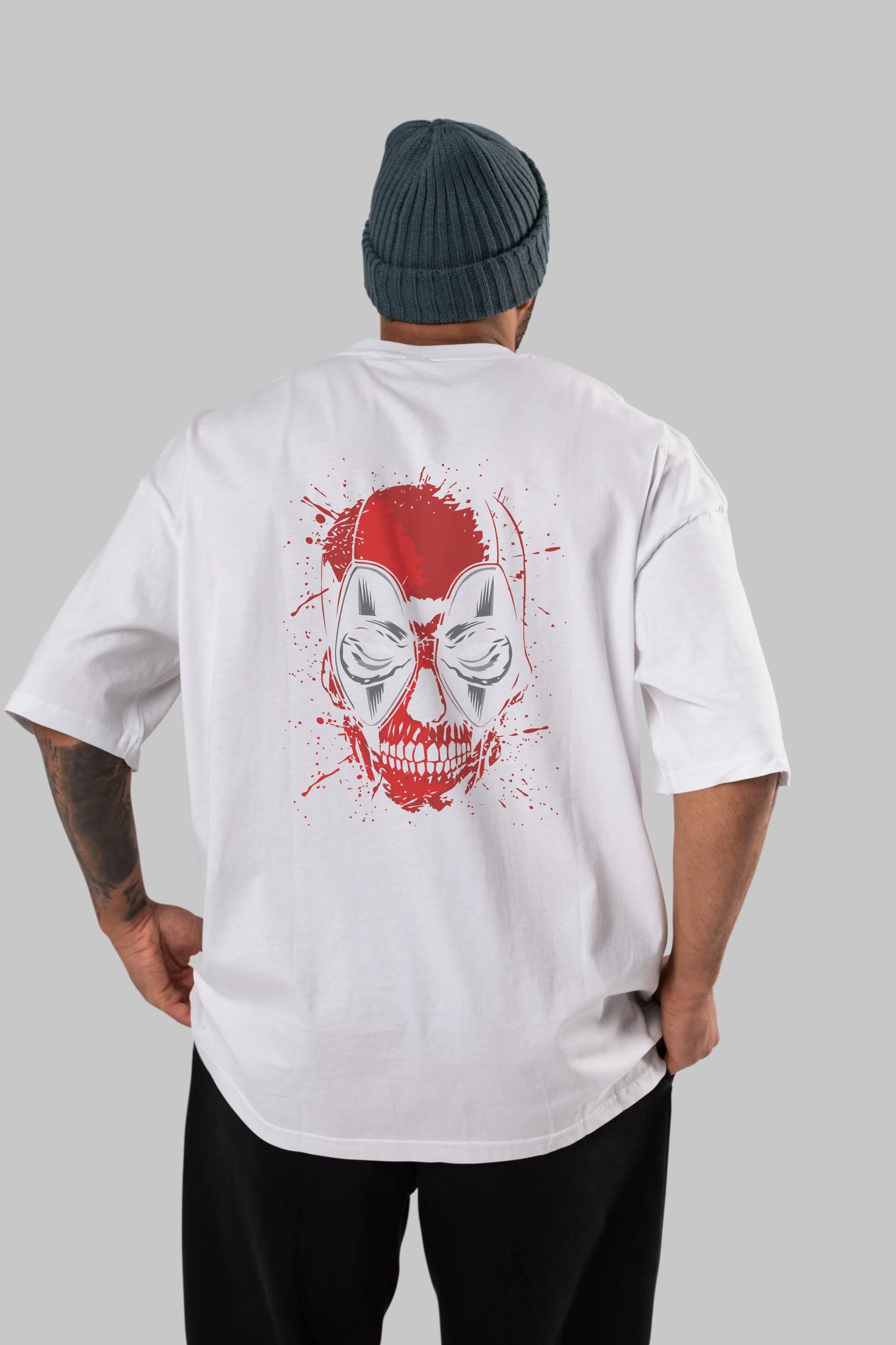 Deadpool (3) Arka Baskılı Oversize t-shirt Erkek Kadın Unisex %100 Pamuk Bisiklet Yaka tişort