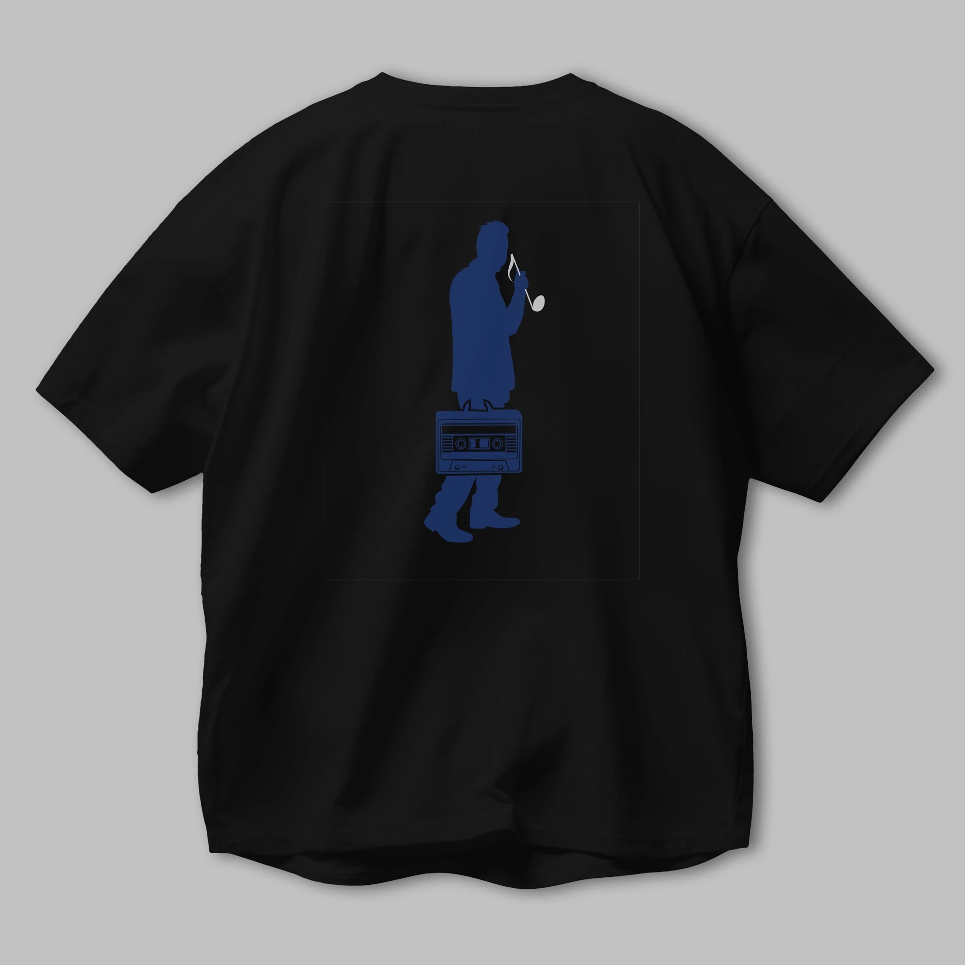 Sound Collector Arka Baskılı Oversize t-shirt %100 pamuk Erkek Kadın Unisex