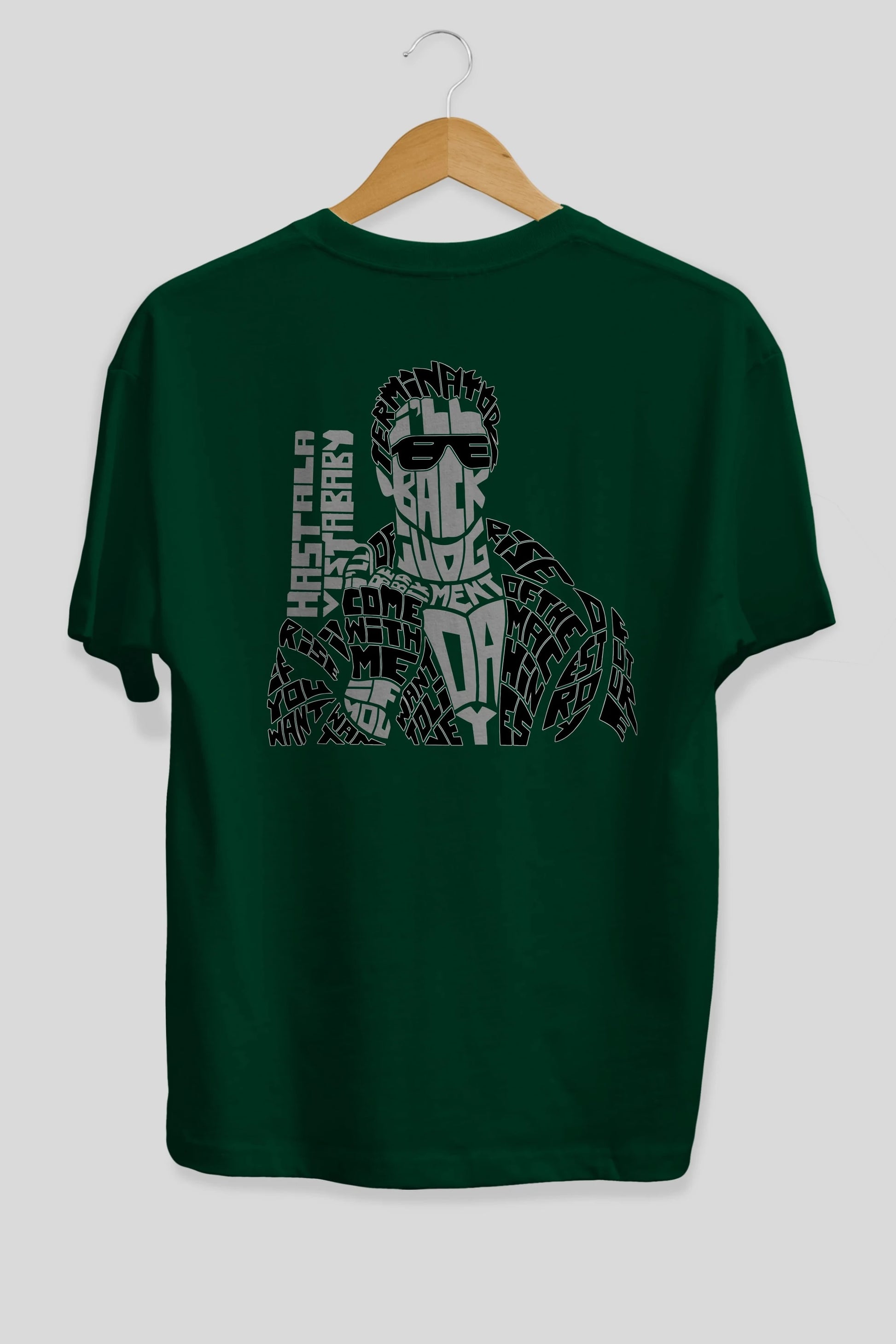 I_ll Be Back Arka Baskılı Oversize t-shirt %100 pamuk Erkek Kadın Unisex