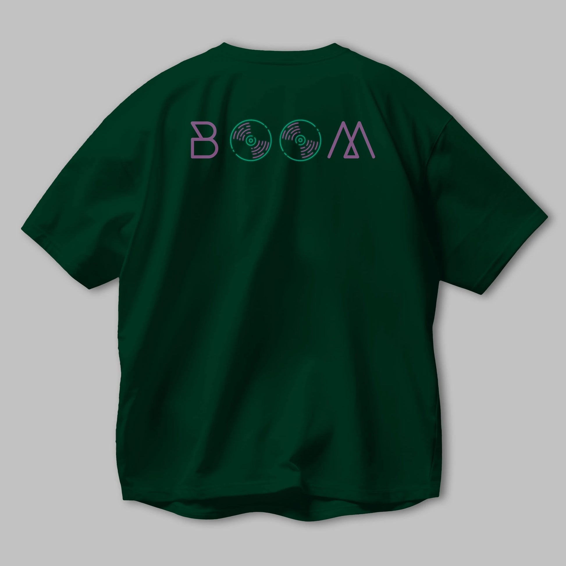 Boom 2 Arka Baskılı Oversize t-shirt Erkek Kadın Unisex