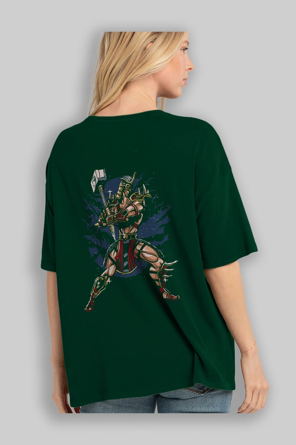 Emperor Arka Baskılı Oversize t-shirt Erkek Kadın Unisex %100 Pamuk