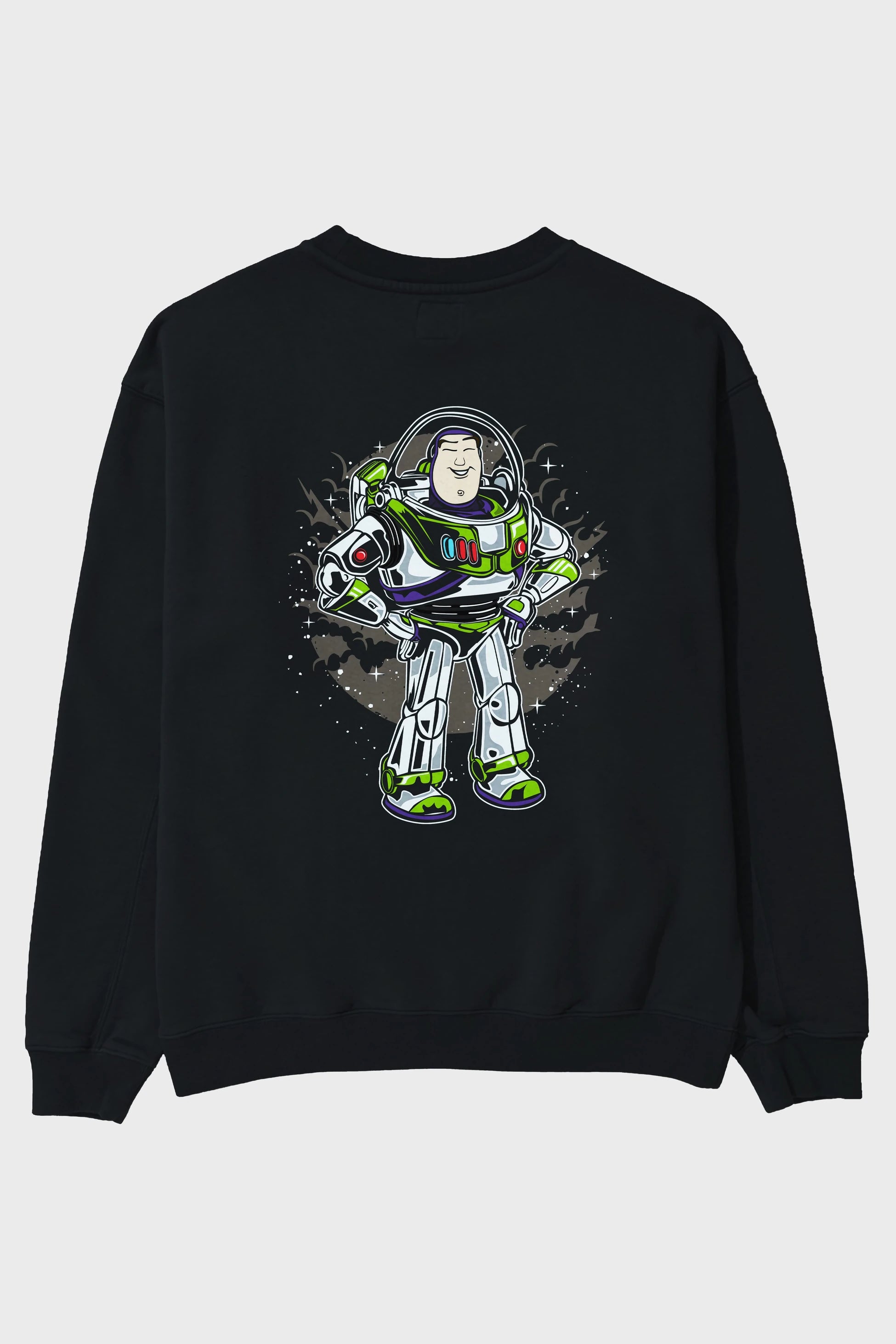 Buzz Arka Baskılı Oversize Sweatshirt Erkek Kadın Unisex