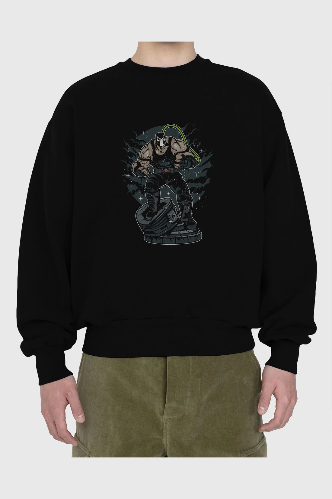Bane (2) Ön Baskılı Oversize Sweatshirt Erkek Kadın Unisex