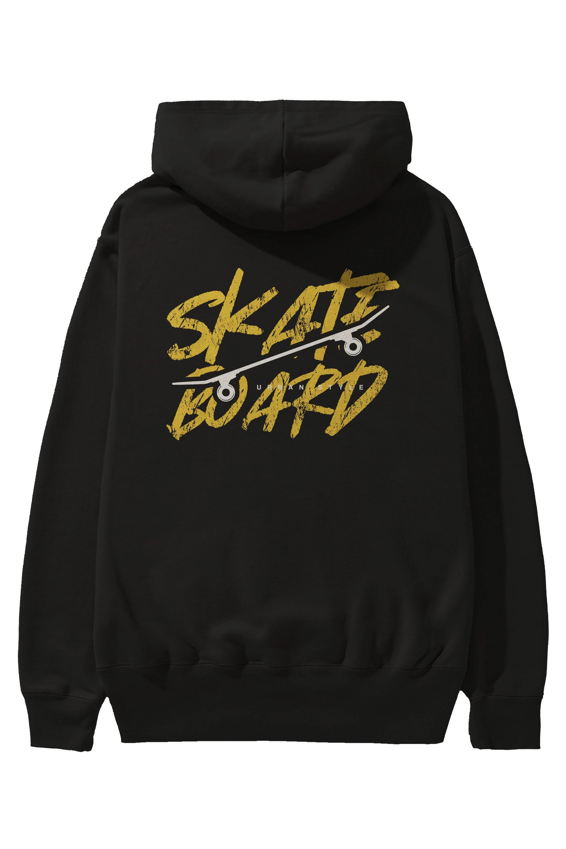 Skate Board Arka Baskılı Hoodie Oversize Kapüşonlu Sweatshirt Erkek Kadın Unisex