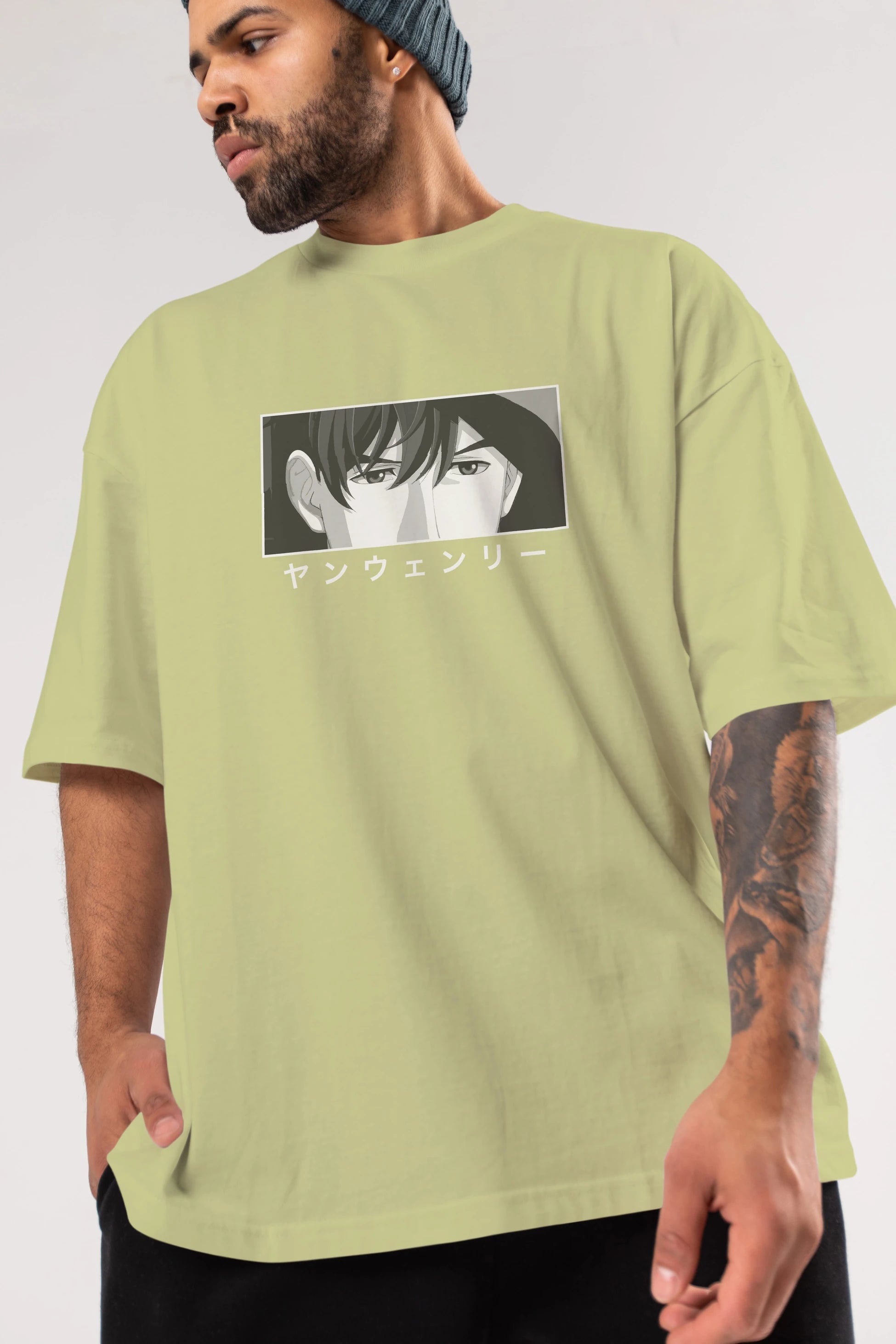 Wen-li Yang 1 Anime Ön Baskılı Oversize t-shirt %100 pamuk Erkek Kadın Unisex
