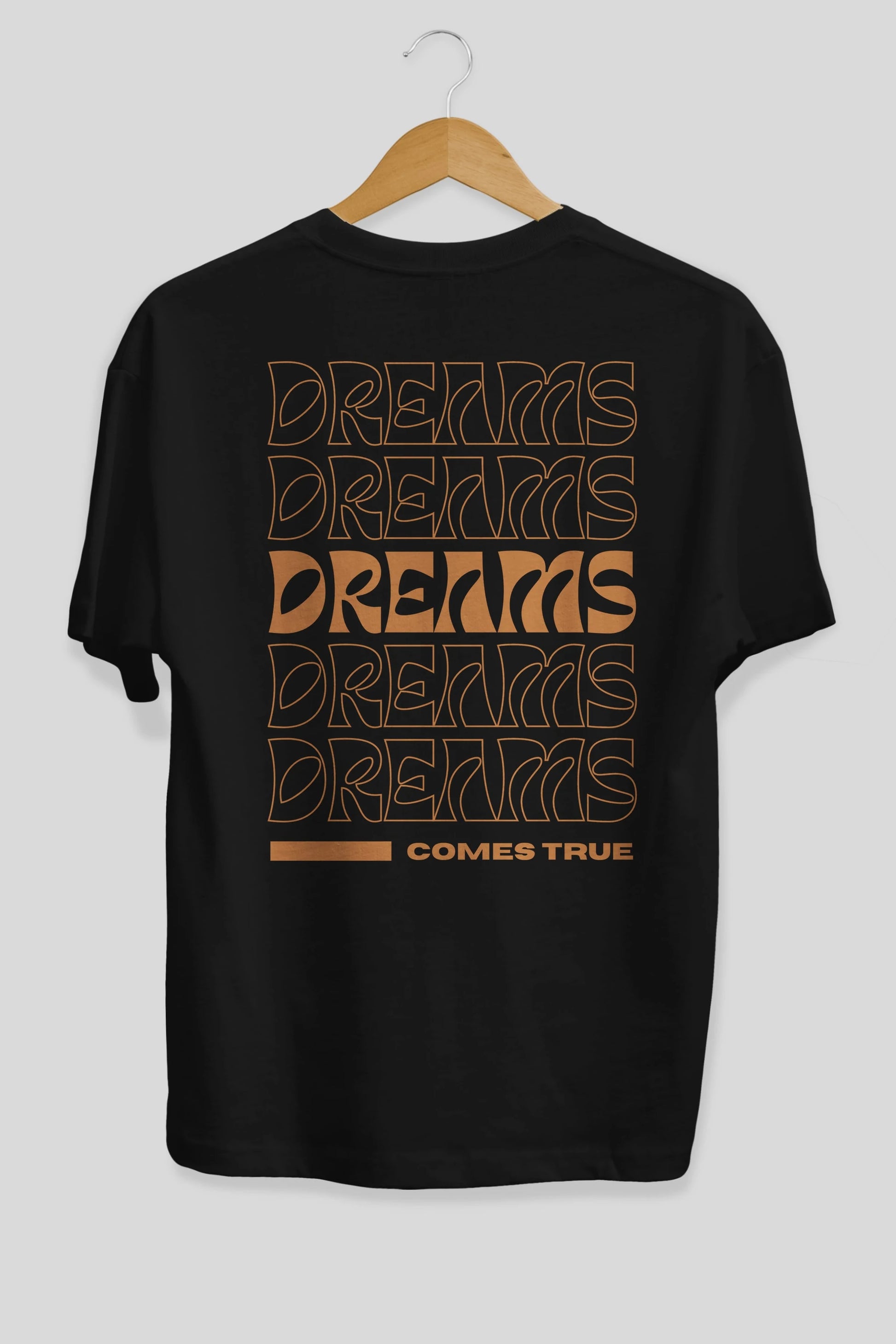 Dreams Yazılı Arka Baskılı Oversize t-shirt Erkek Kadın Unisex